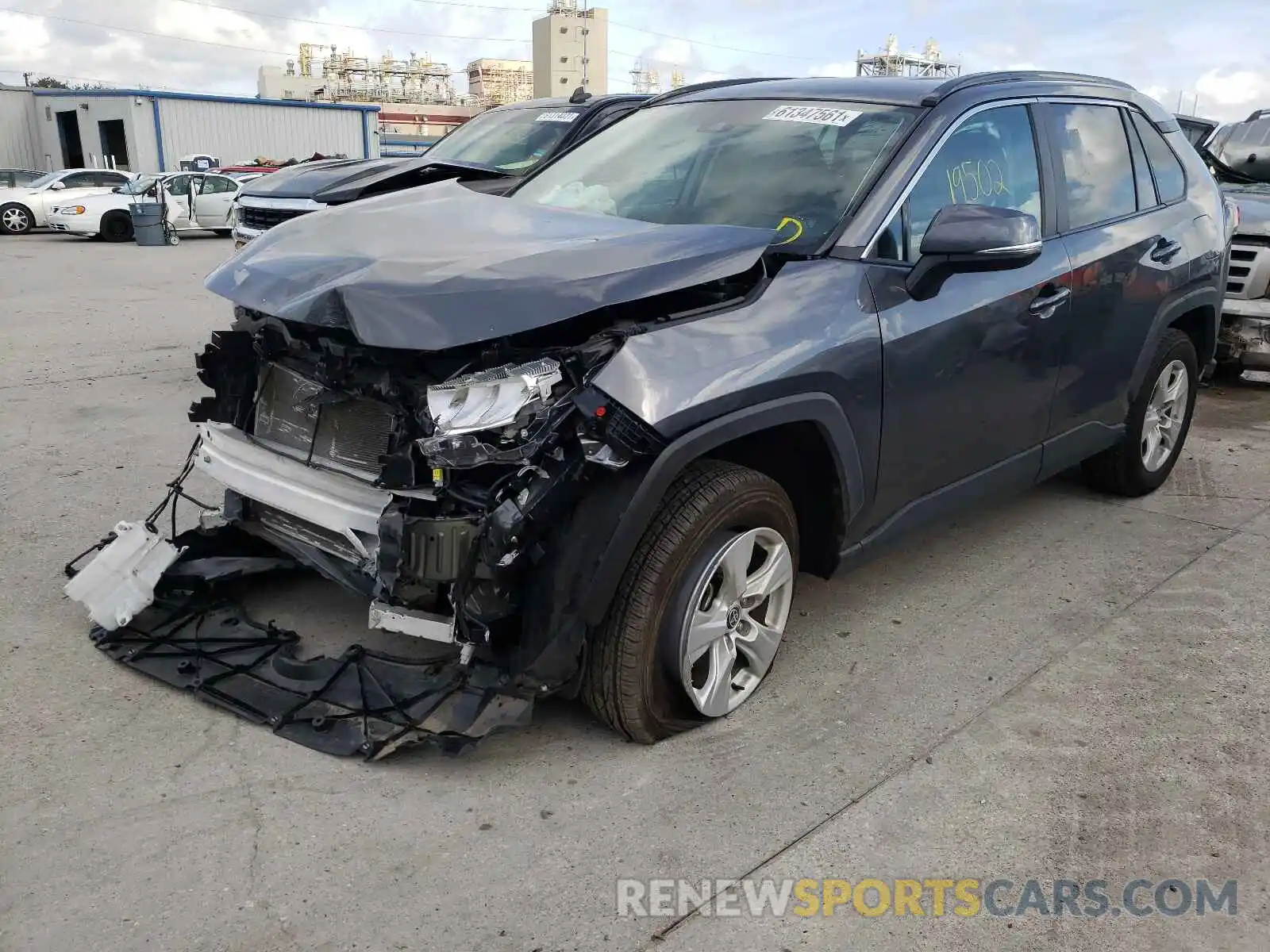 2 Photograph of a damaged car 2T3P1RFV3MC191855 TOYOTA RAV4 2021