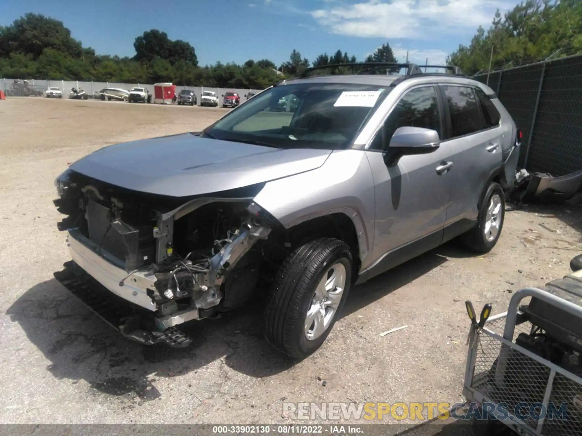 2 Photograph of a damaged car 2T3P1RFV3MC197123 TOYOTA RAV4 2021