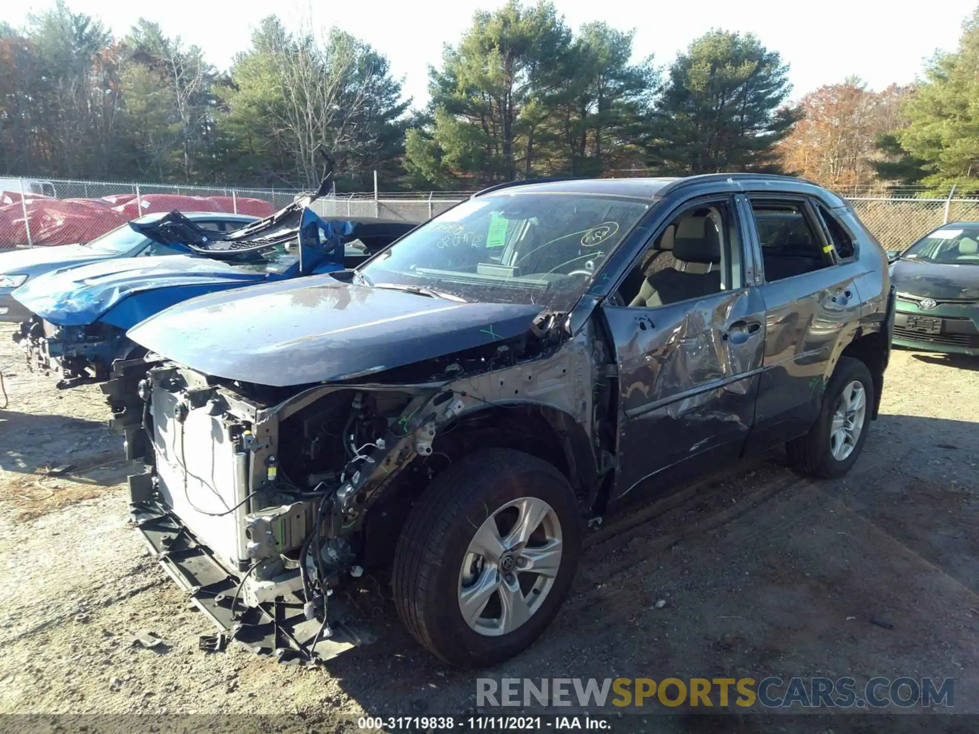 2 Photograph of a damaged car 2T3P1RFV3MC218858 TOYOTA RAV4 2021