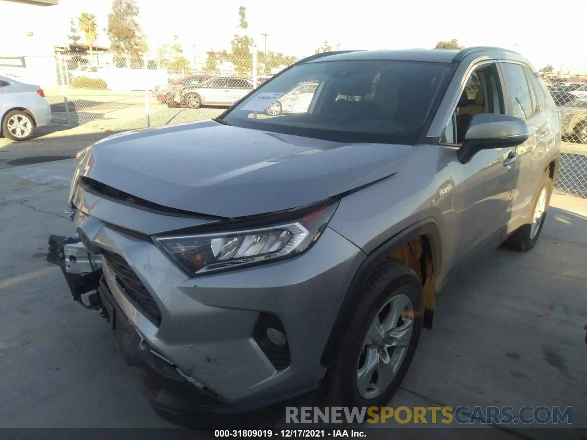 2 Photograph of a damaged car 2T3P1RFV3MC219654 TOYOTA RAV4 2021