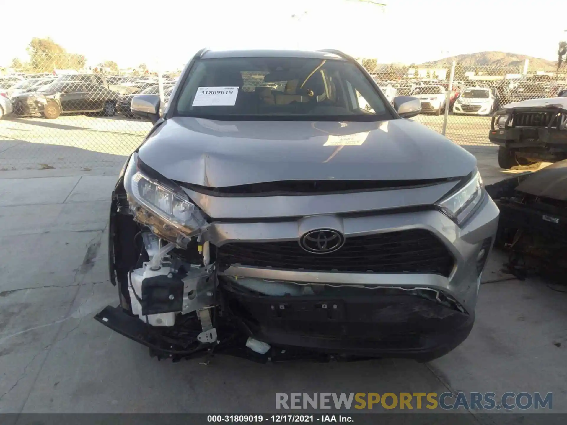 6 Photograph of a damaged car 2T3P1RFV3MC219654 TOYOTA RAV4 2021