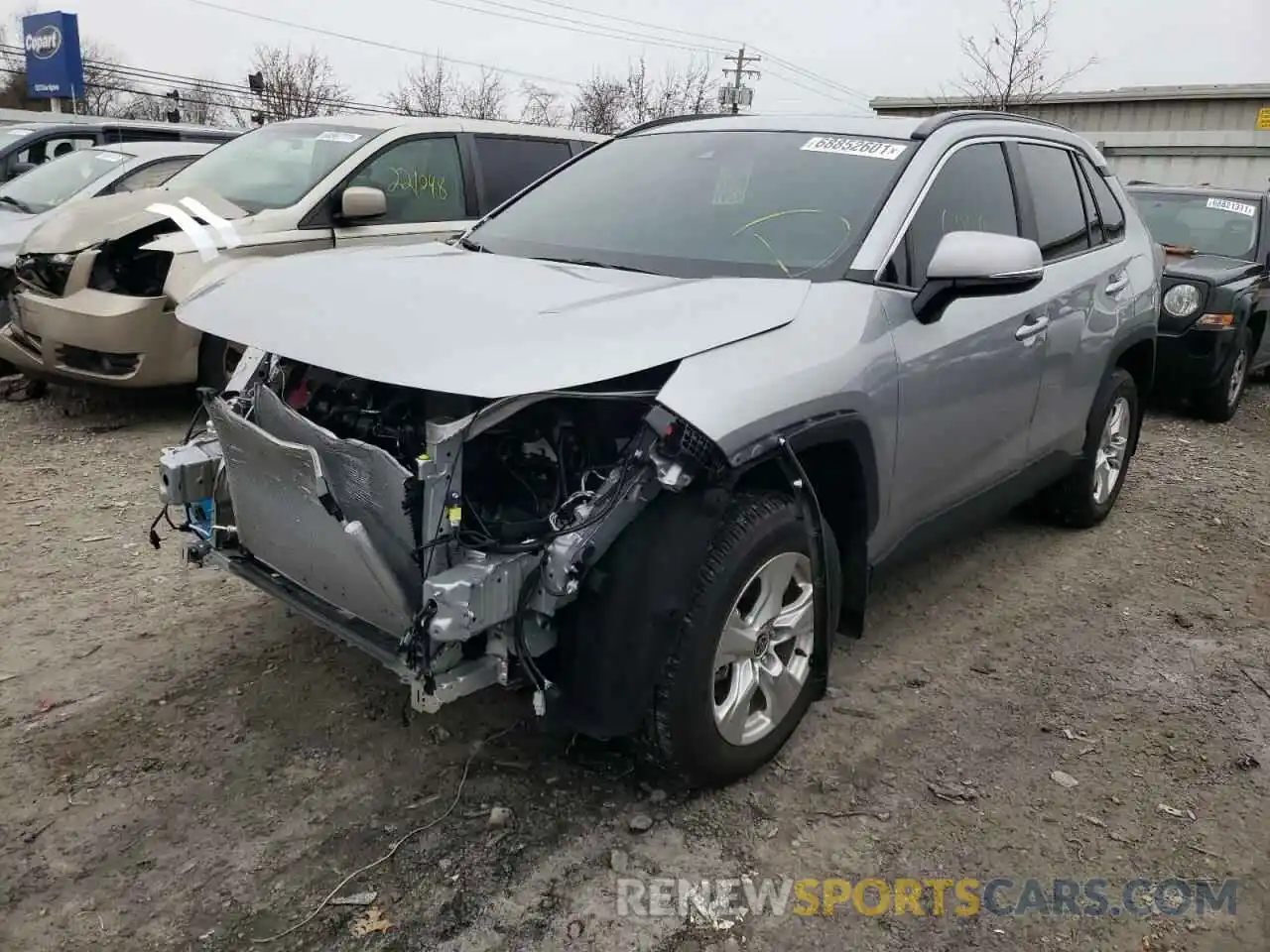 2 Photograph of a damaged car 2T3P1RFV3MC231030 TOYOTA RAV4 2021