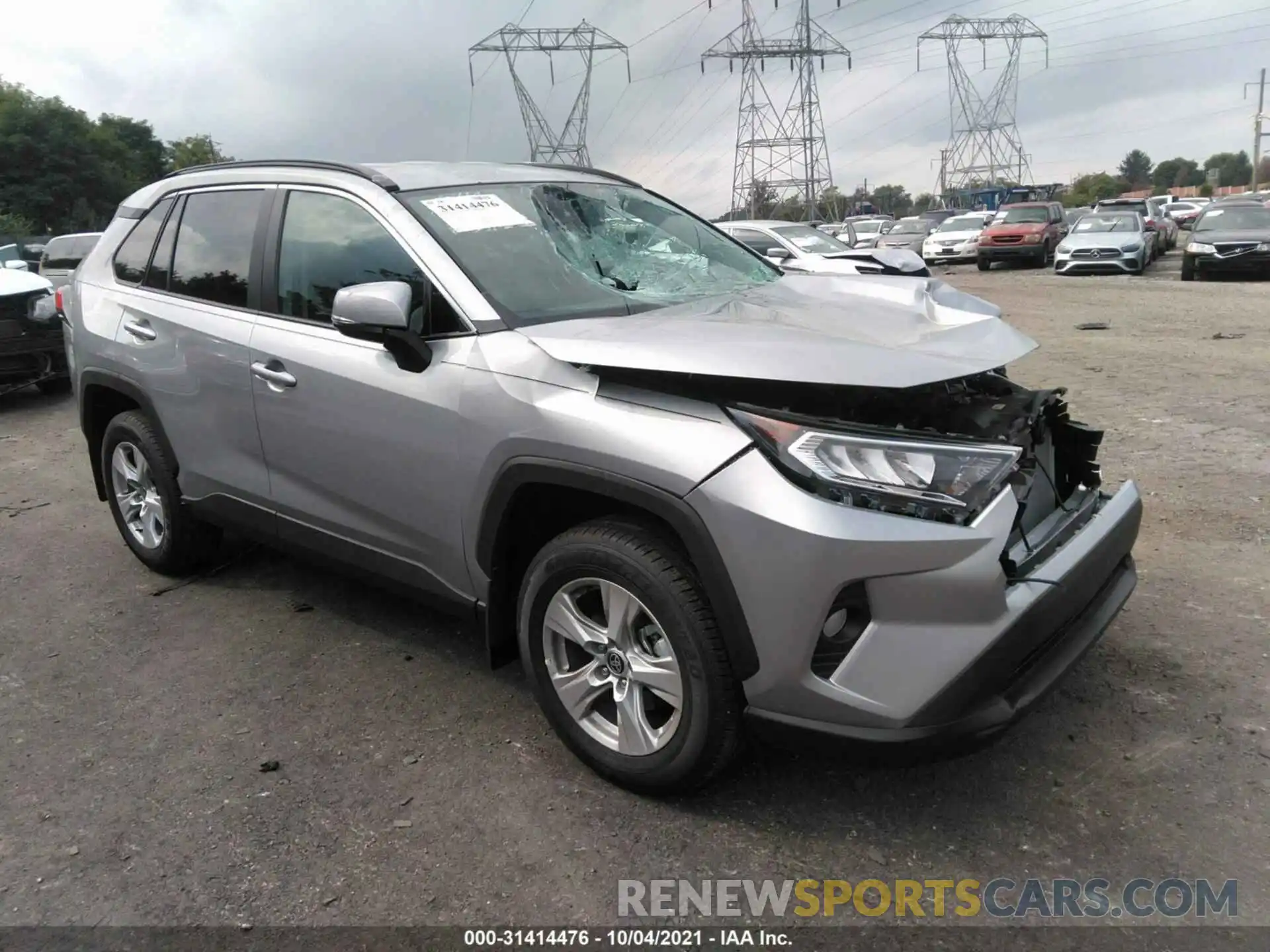 1 Photograph of a damaged car 2T3P1RFV3MC232078 TOYOTA RAV4 2021