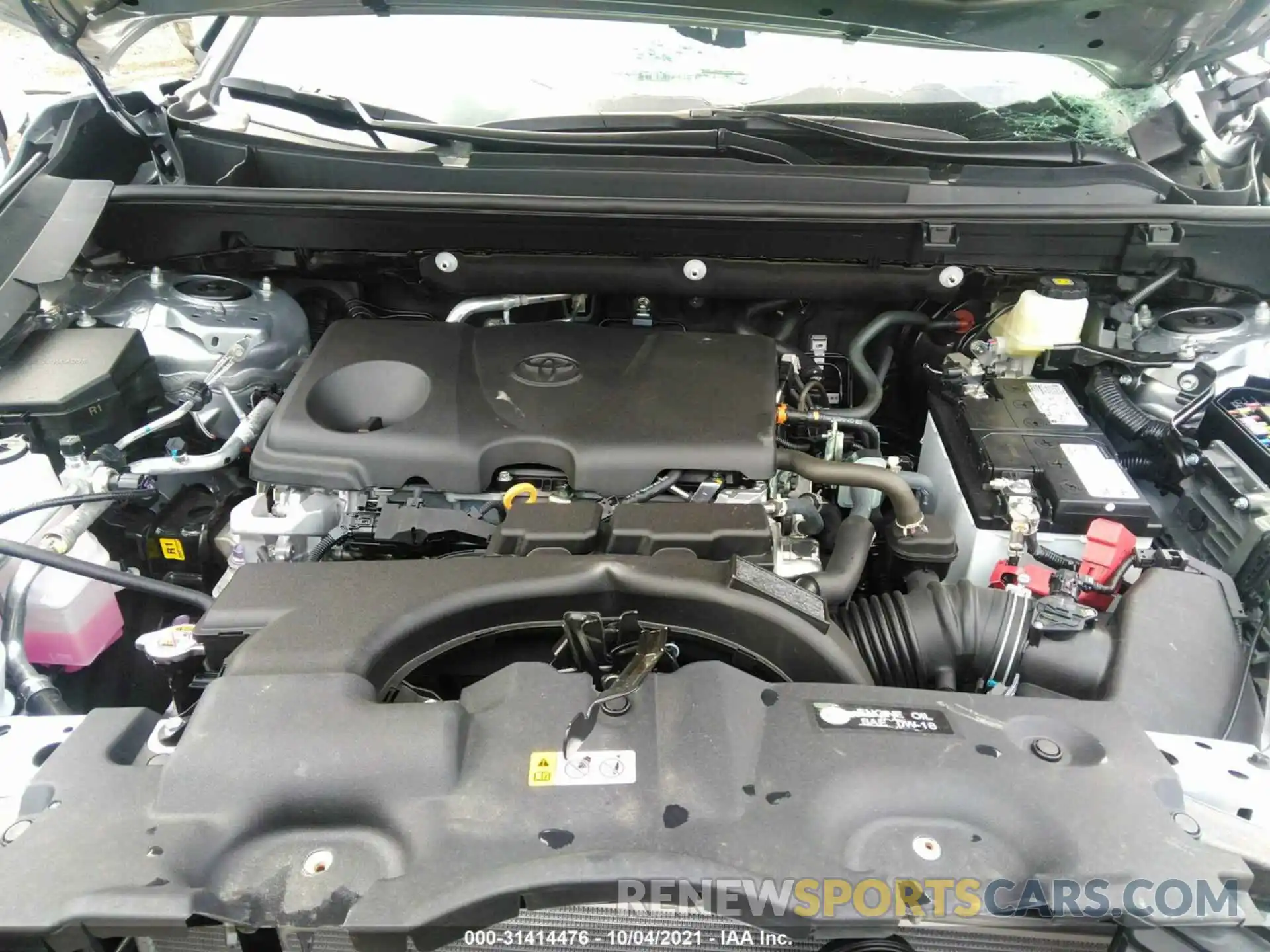 10 Фотография поврежденного автомобиля 2T3P1RFV3MC232078 TOYOTA RAV4 2021