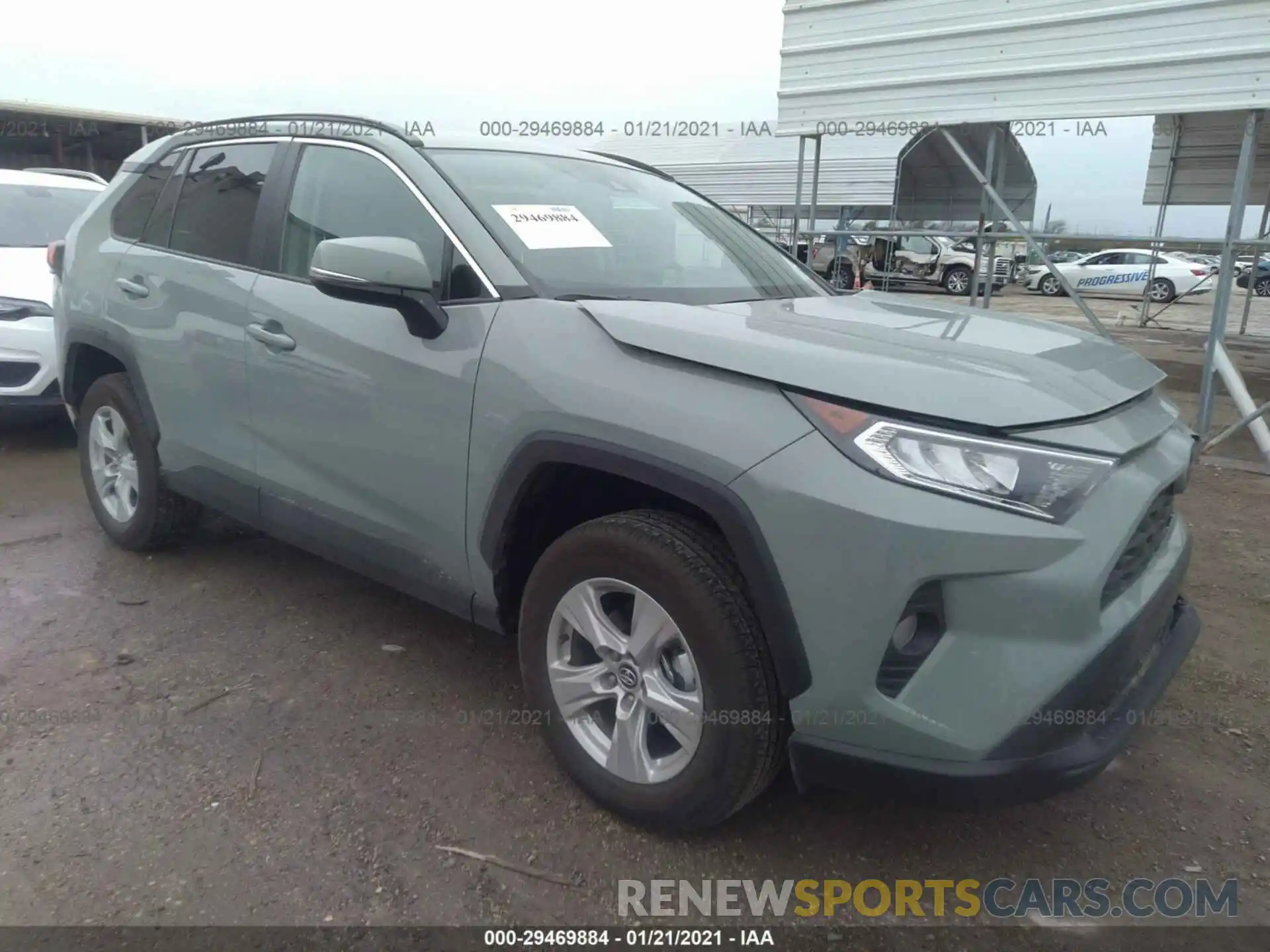 1 Фотография поврежденного автомобиля 2T3P1RFV3MW140242 TOYOTA RAV4 2021