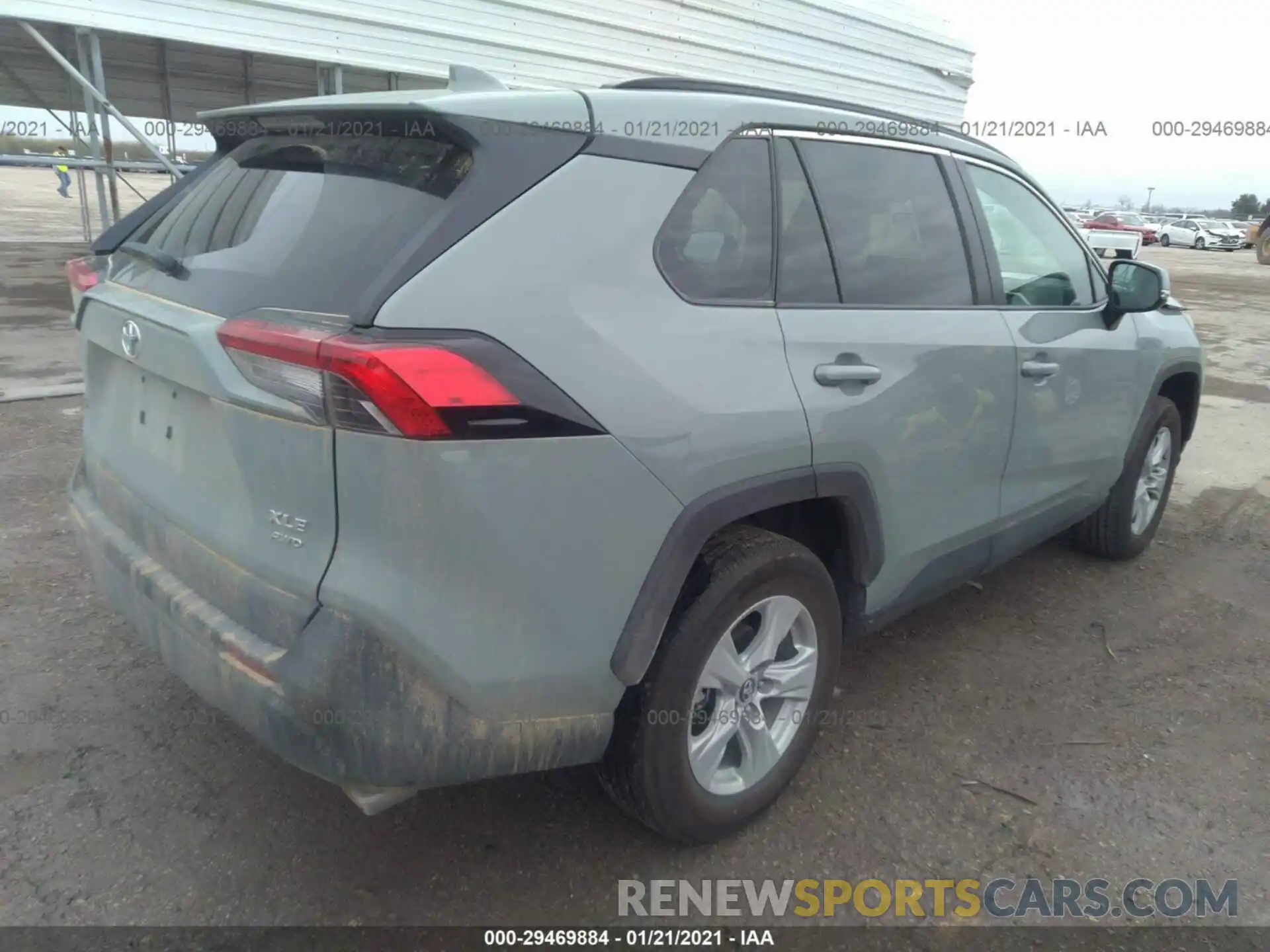 4 Photograph of a damaged car 2T3P1RFV3MW140242 TOYOTA RAV4 2021