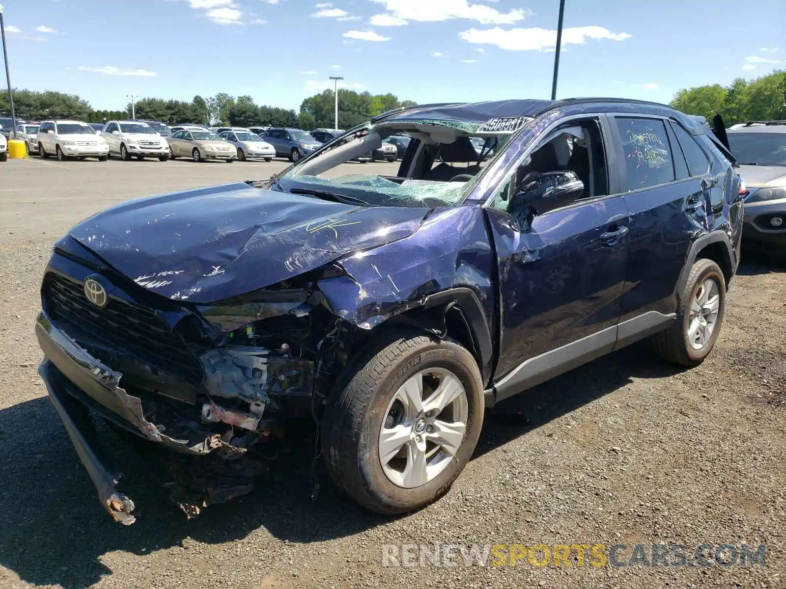 2 Photograph of a damaged car 2T3P1RFV3MW154786 TOYOTA RAV4 2021