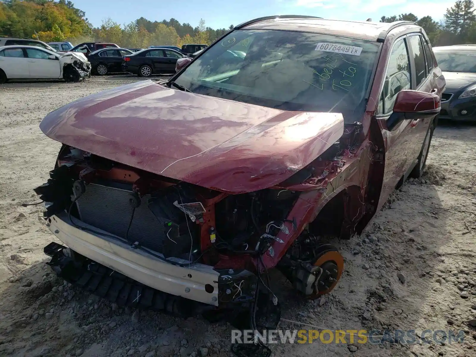 2 Photograph of a damaged car 2T3P1RFV3MW155520 TOYOTA RAV4 2021