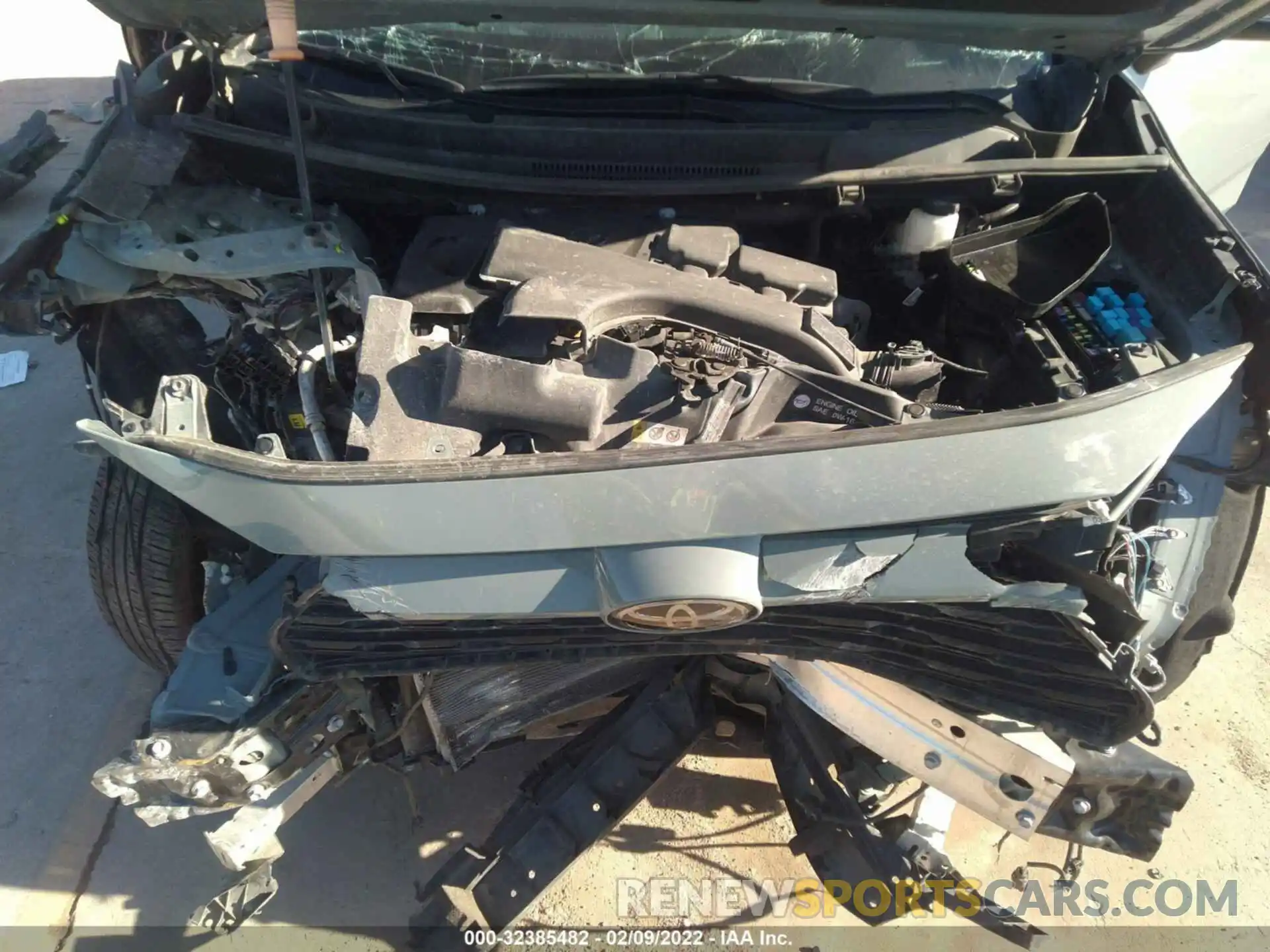 10 Фотография поврежденного автомобиля 2T3P1RFV3MW173449 TOYOTA RAV4 2021