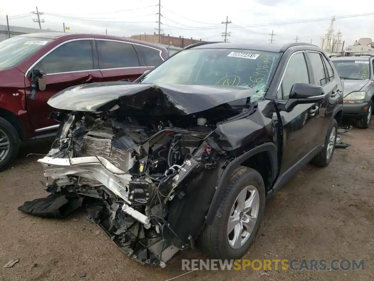 2 Photograph of a damaged car 2T3P1RFV3MW178960 TOYOTA RAV4 2021