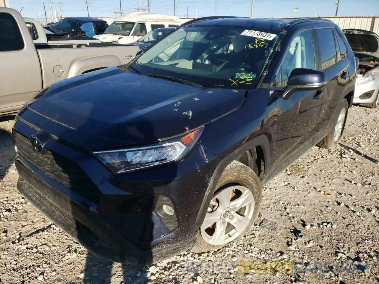 2 Photograph of a damaged car 2T3P1RFV3MW186833 TOYOTA RAV4 2021