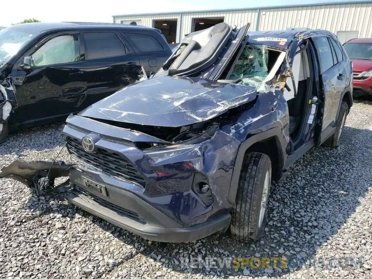 2 Photograph of a damaged car 2T3P1RFV3MW213707 TOYOTA RAV4 2021