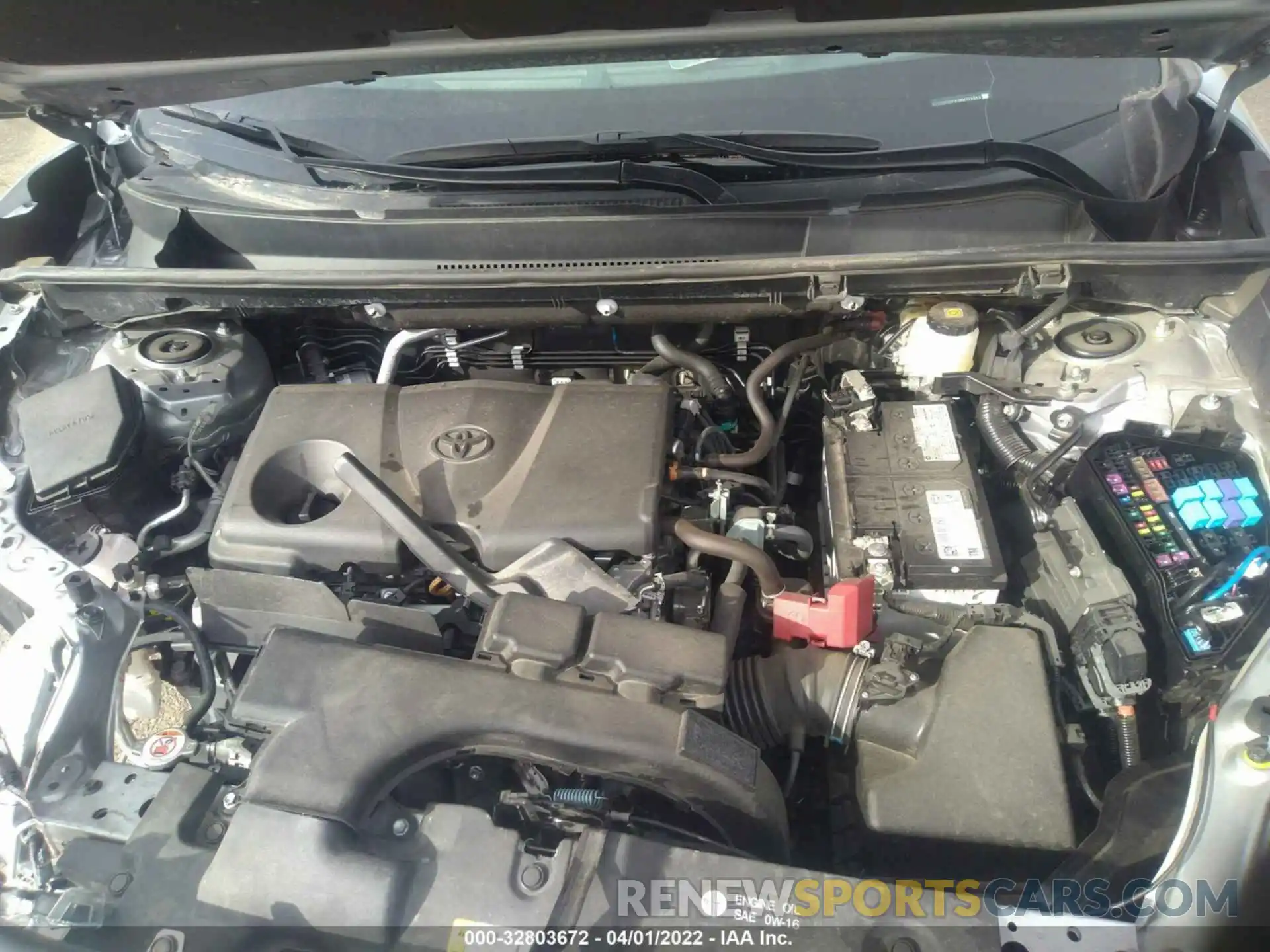 10 Фотография поврежденного автомобиля 2T3P1RFV3MW224044 TOYOTA RAV4 2021