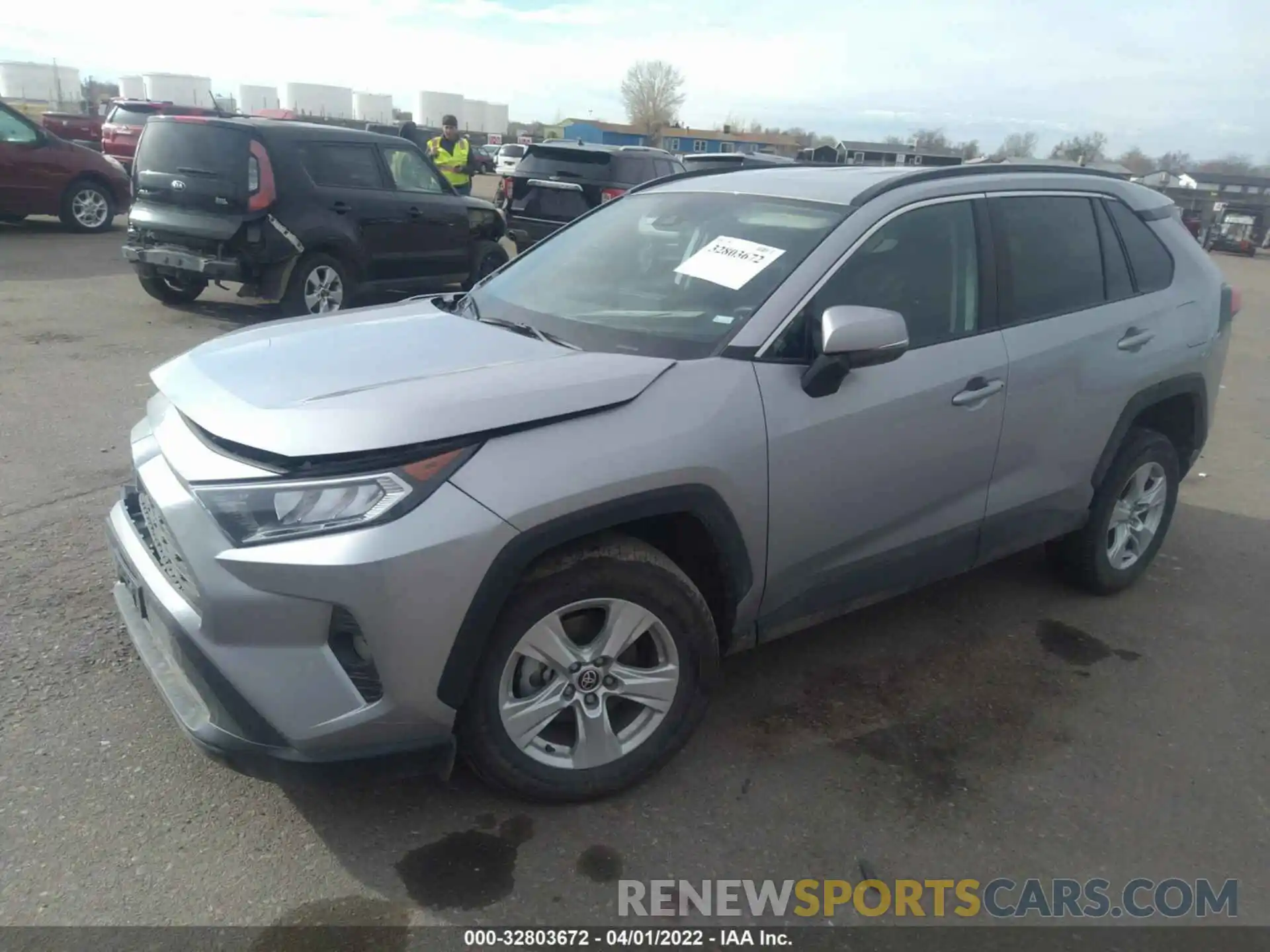 2 Photograph of a damaged car 2T3P1RFV3MW224044 TOYOTA RAV4 2021