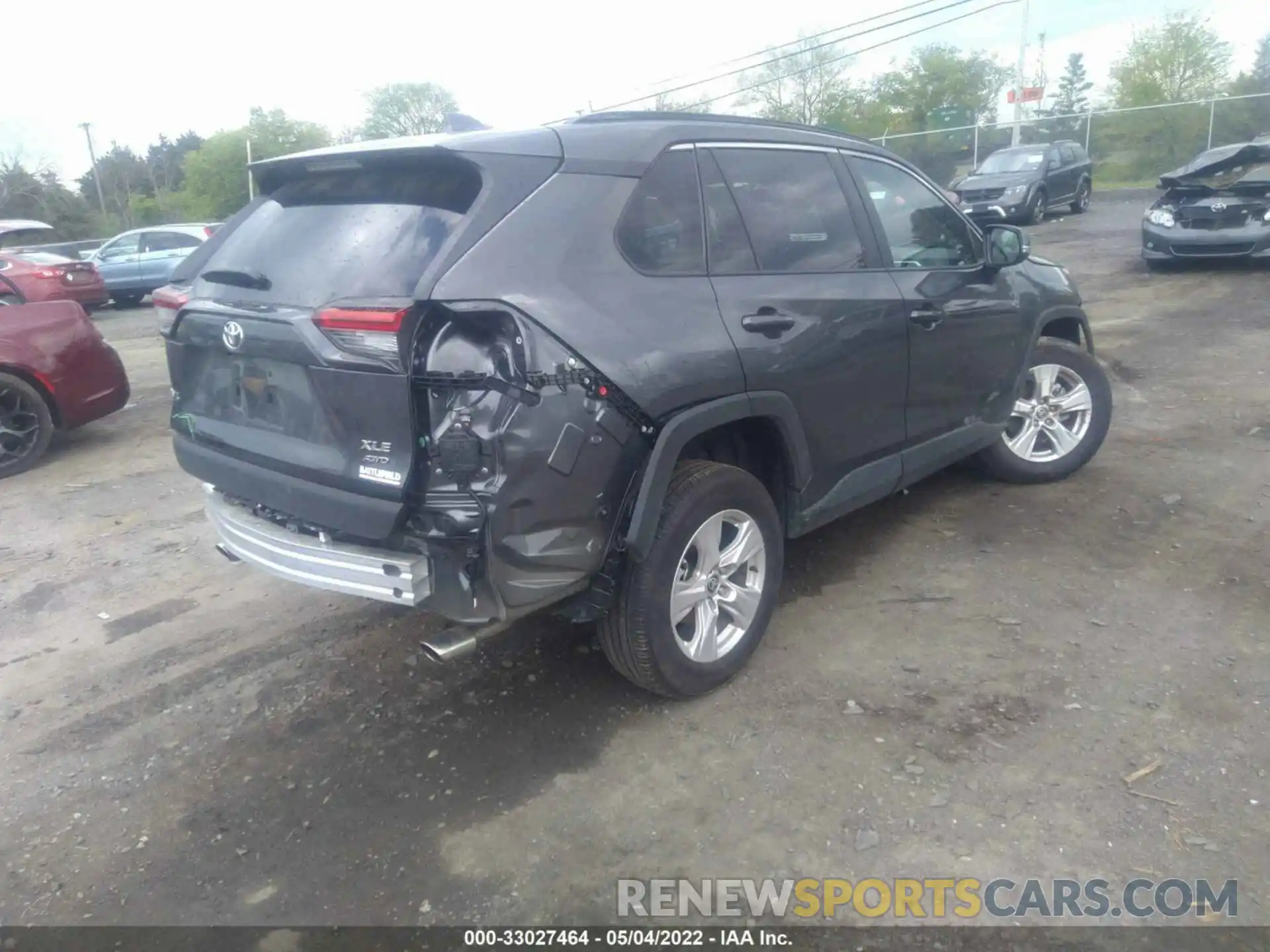 4 Фотография поврежденного автомобиля 2T3P1RFV3MW227011 TOYOTA RAV4 2021