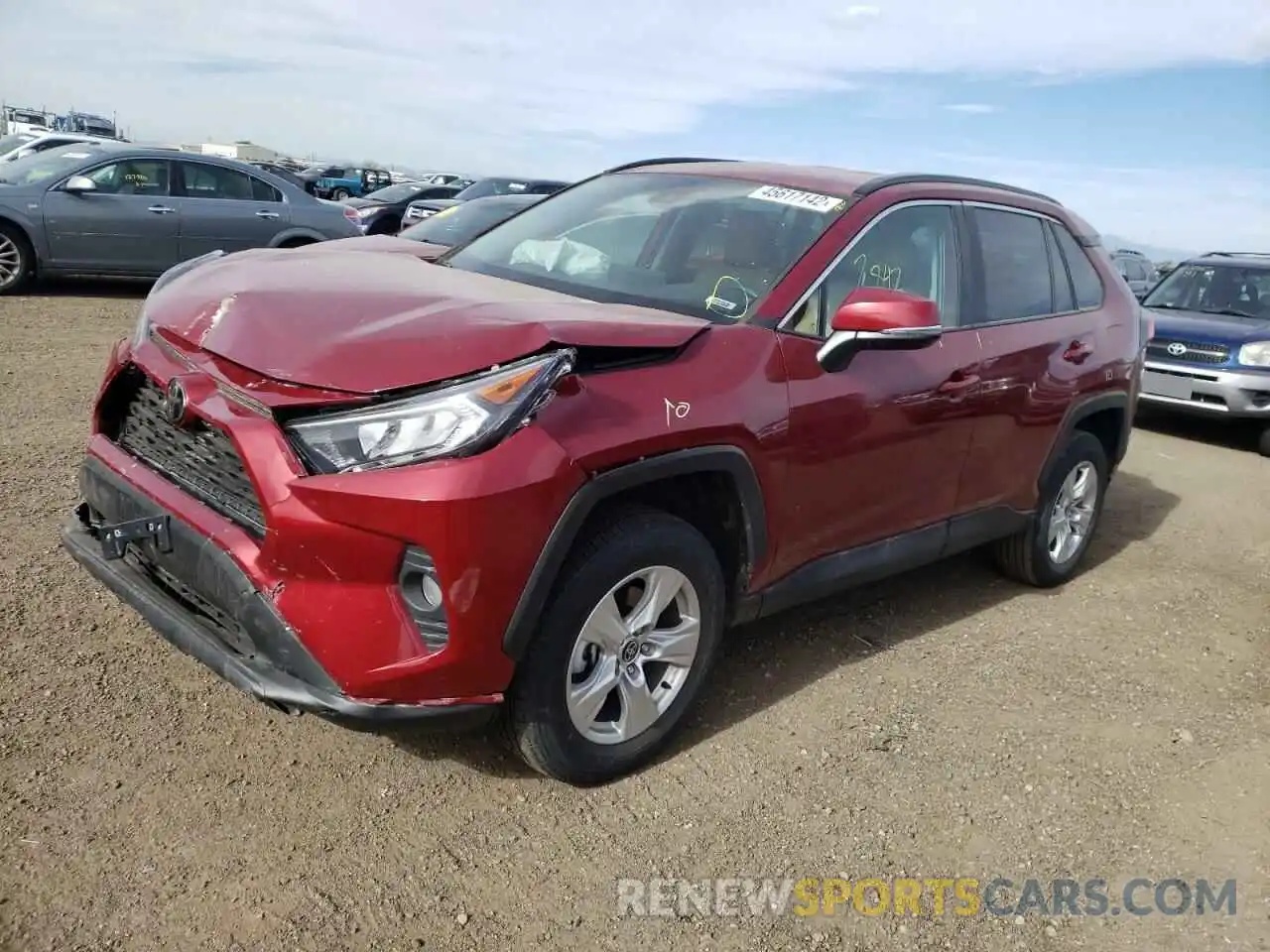 2 Photograph of a damaged car 2T3P1RFV3MW242785 TOYOTA RAV4 2021