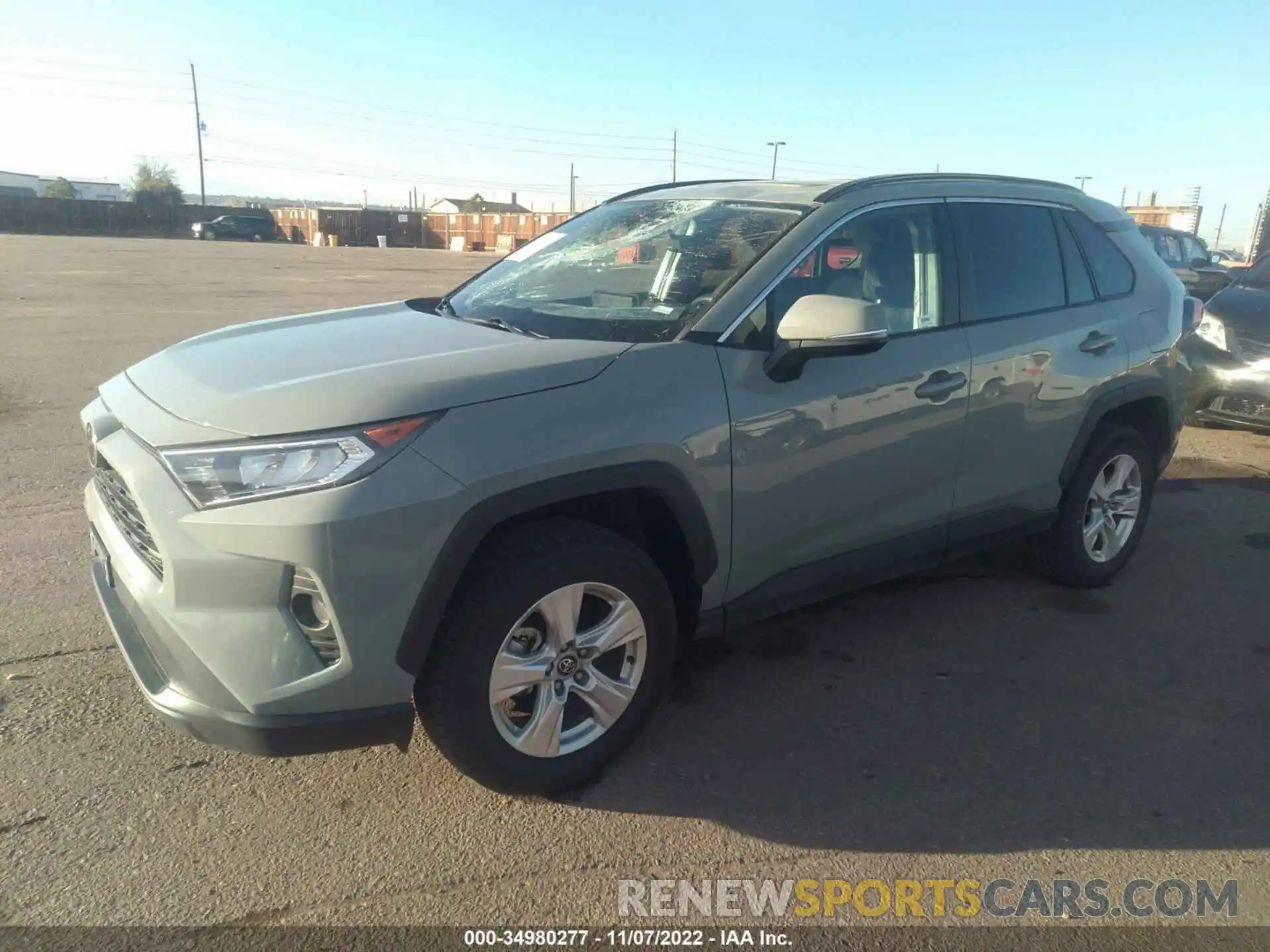 2 Photograph of a damaged car 2T3P1RFV4MC143846 TOYOTA RAV4 2021