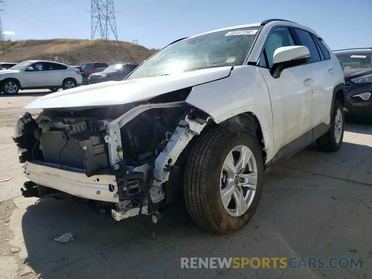 2 Photograph of a damaged car 2T3P1RFV4MC147914 TOYOTA RAV4 2021