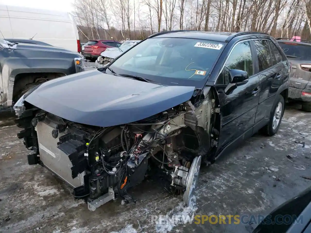 2 Photograph of a damaged car 2T3P1RFV4MC148674 TOYOTA RAV4 2021