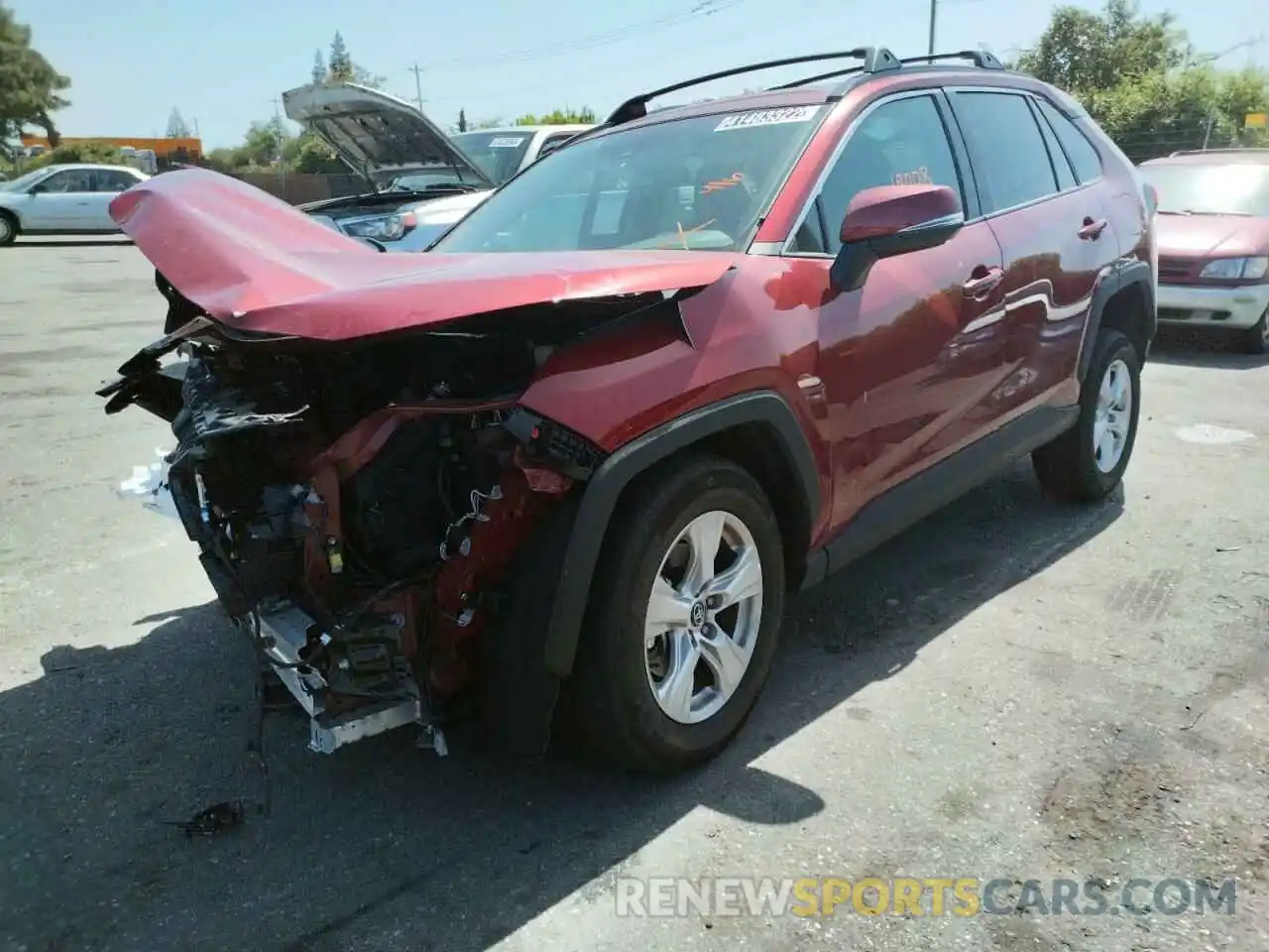 2 Photograph of a damaged car 2T3P1RFV4MC149775 TOYOTA RAV4 2021