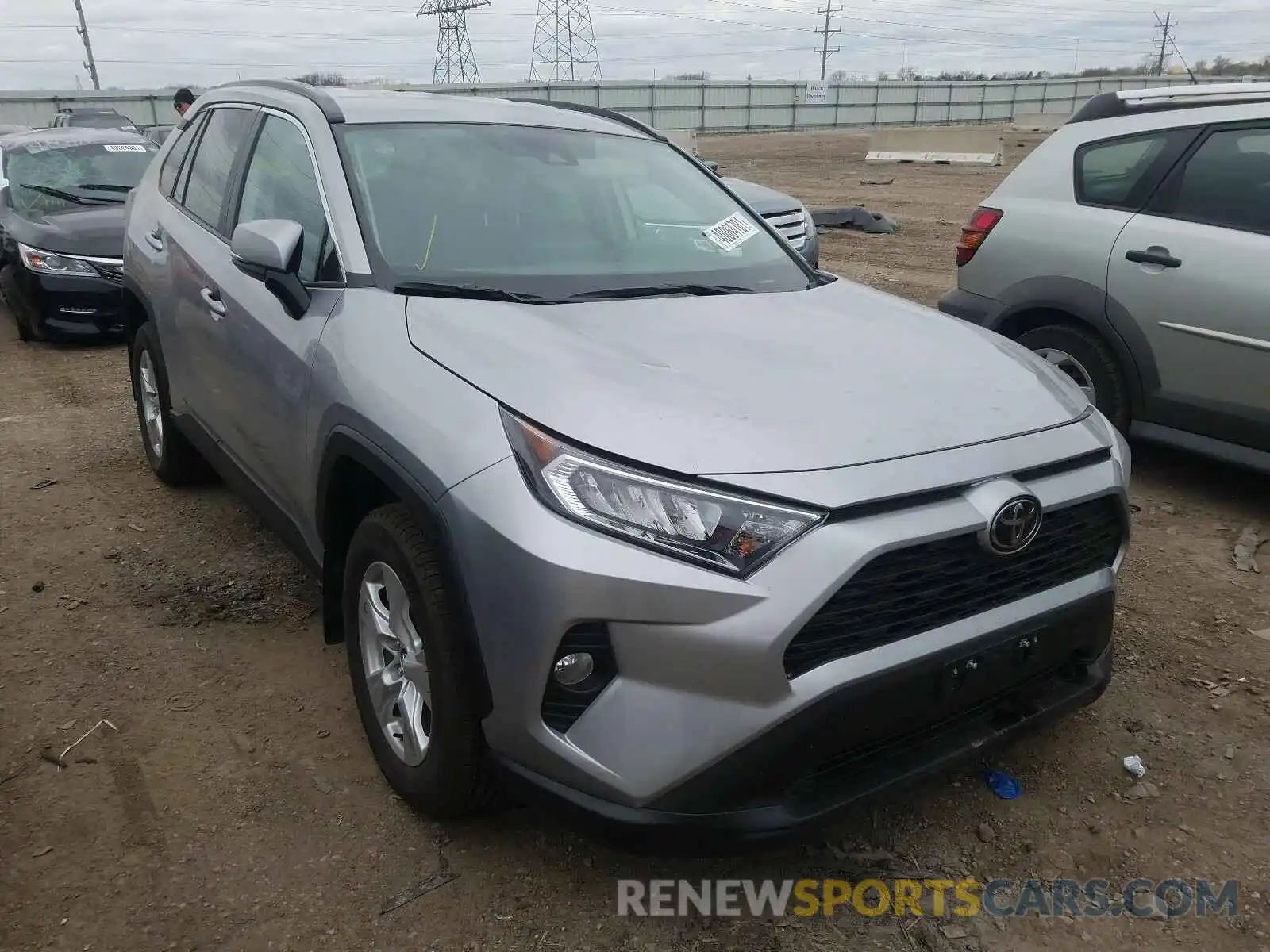 1 Photograph of a damaged car 2T3P1RFV4MC154071 TOYOTA RAV4 2021