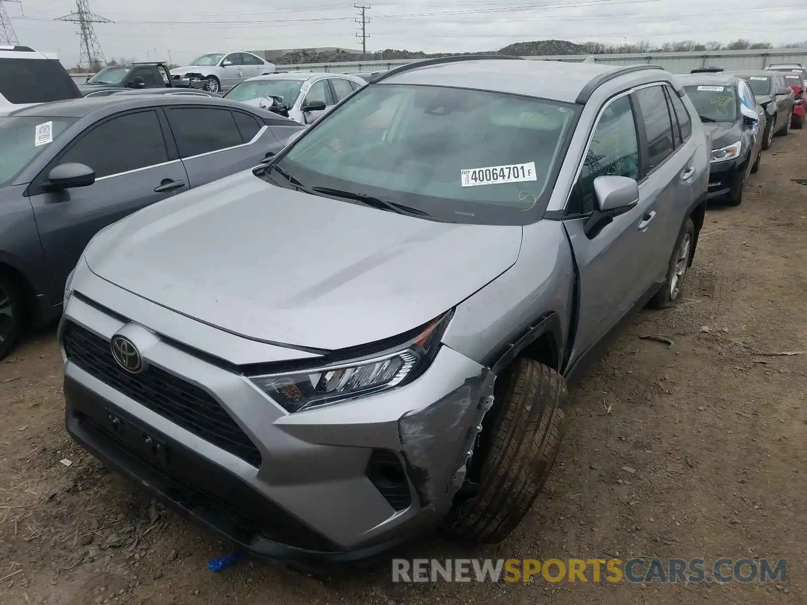 2 Photograph of a damaged car 2T3P1RFV4MC154071 TOYOTA RAV4 2021