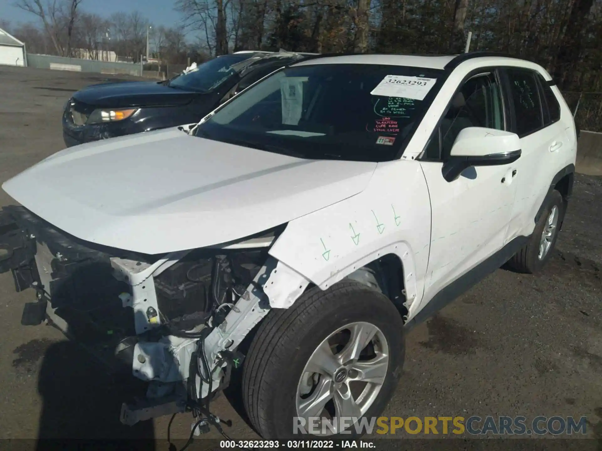 2 Photograph of a damaged car 2T3P1RFV4MC158475 TOYOTA RAV4 2021