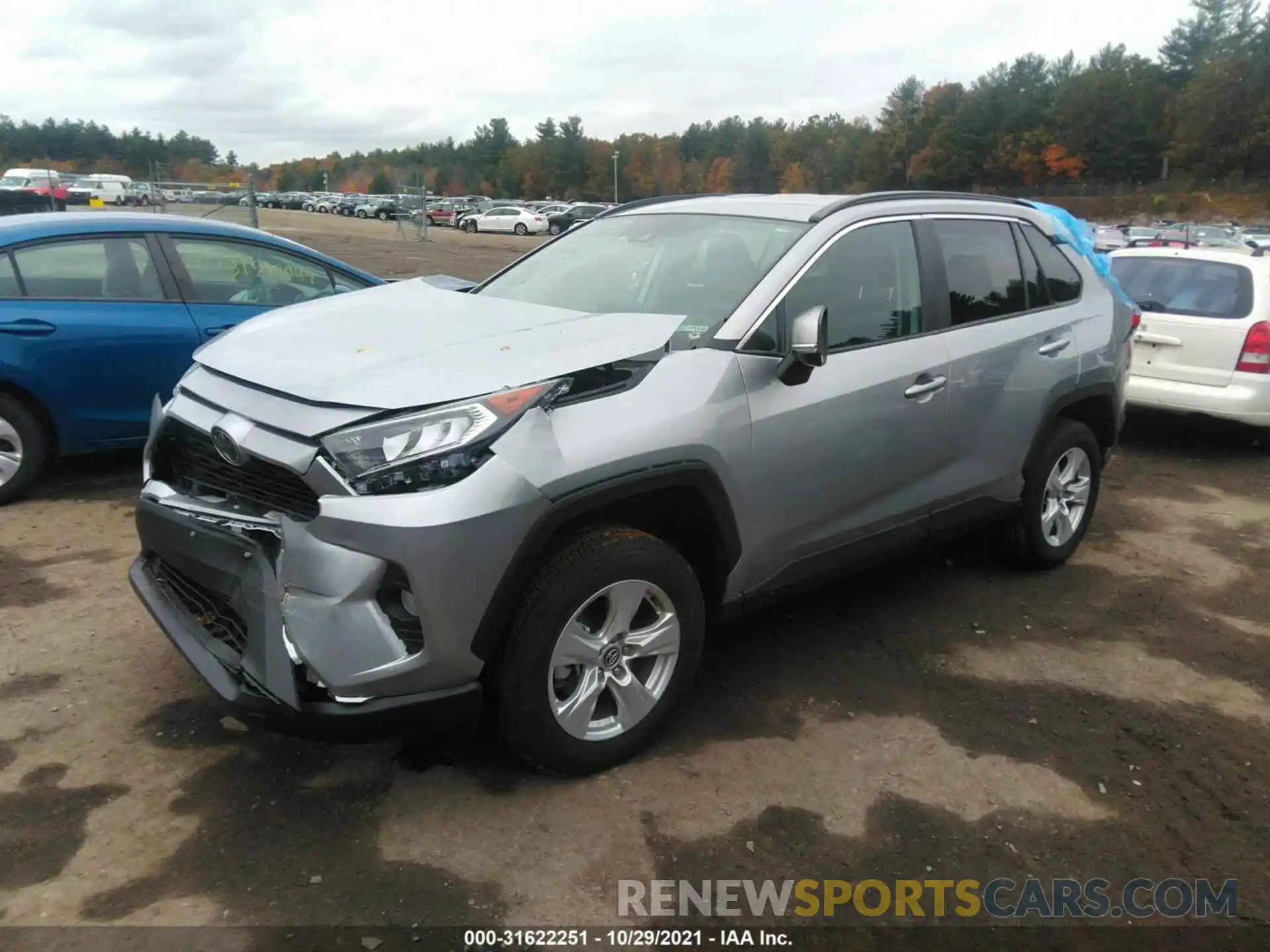 2 Фотография поврежденного автомобиля 2T3P1RFV4MC167791 TOYOTA RAV4 2021