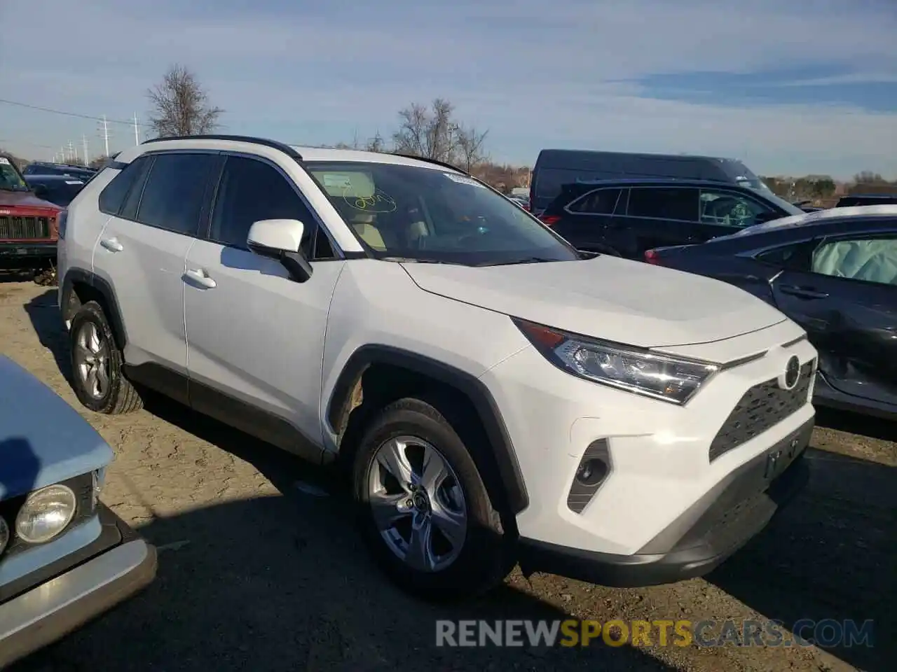 1 Photograph of a damaged car 2T3P1RFV4MC173347 TOYOTA RAV4 2021