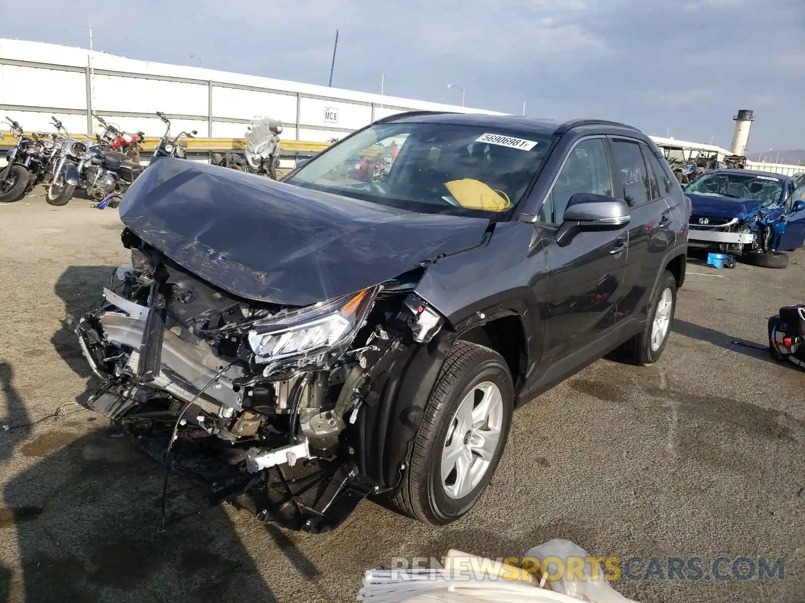 2 Photograph of a damaged car 2T3P1RFV4MC175339 TOYOTA RAV4 2021