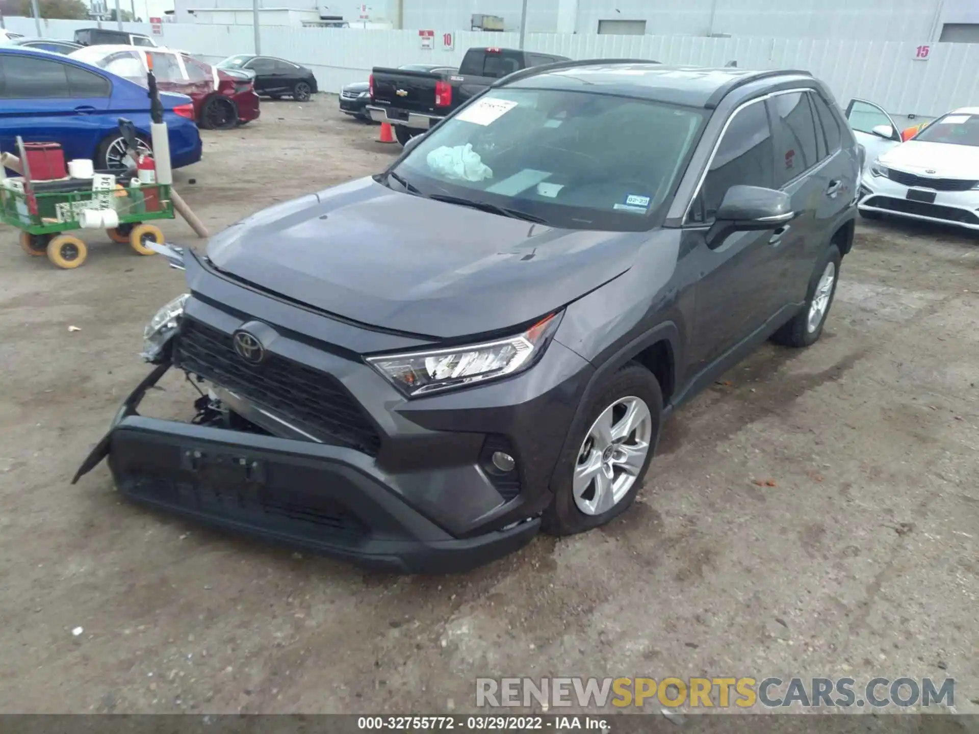 2 Photograph of a damaged car 2T3P1RFV4MC179391 TOYOTA RAV4 2021