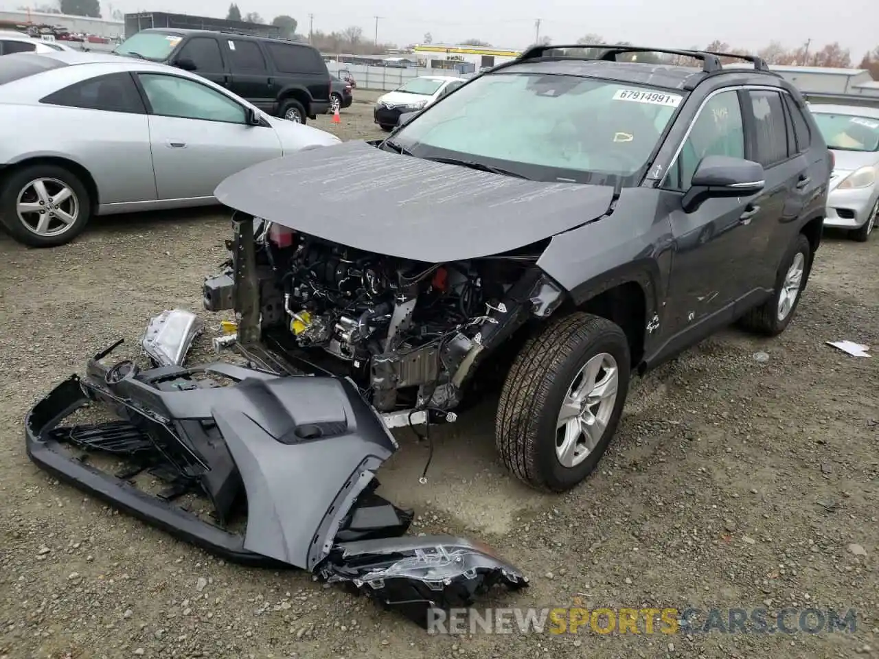 2 Photograph of a damaged car 2T3P1RFV4MC200286 TOYOTA RAV4 2021