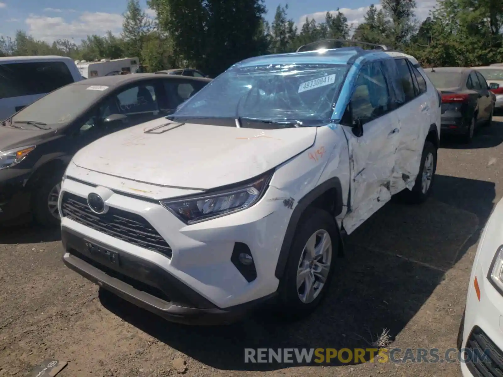 2 Фотография поврежденного автомобиля 2T3P1RFV4MC203561 TOYOTA RAV4 2021