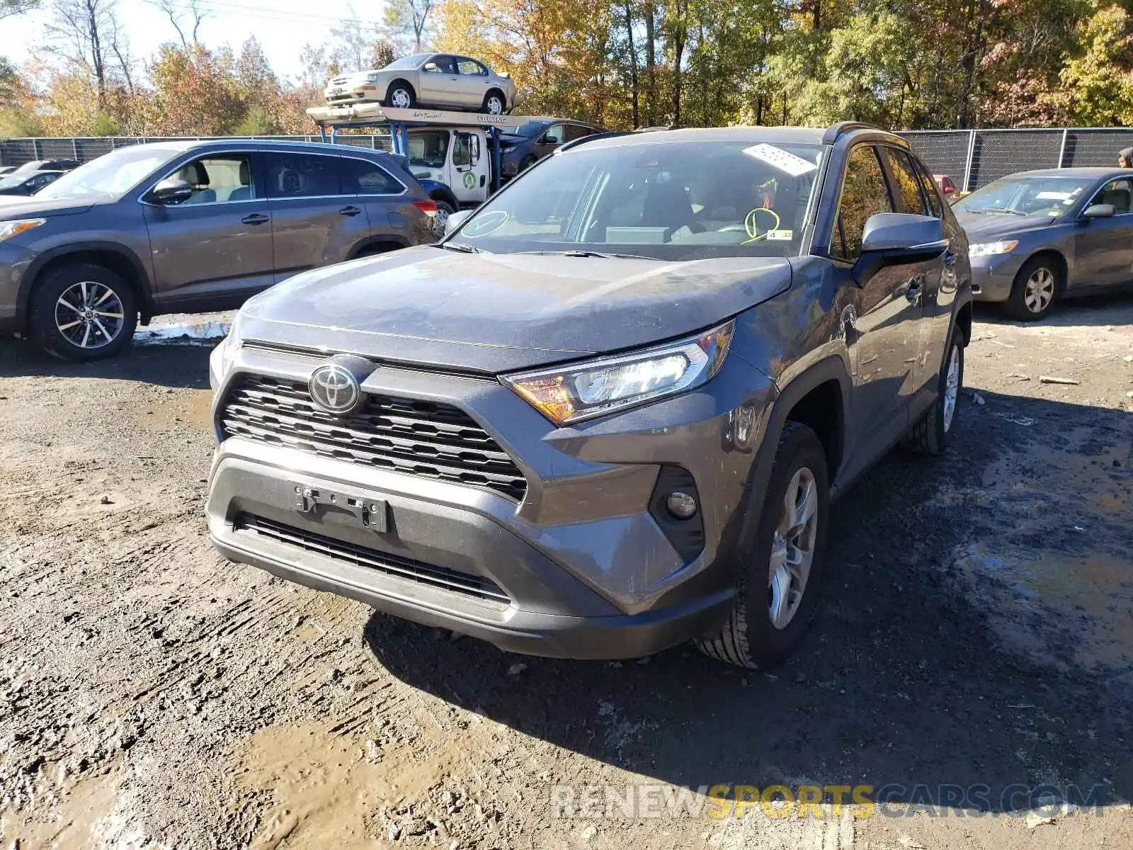 2 Photograph of a damaged car 2T3P1RFV4MC203964 TOYOTA RAV4 2021