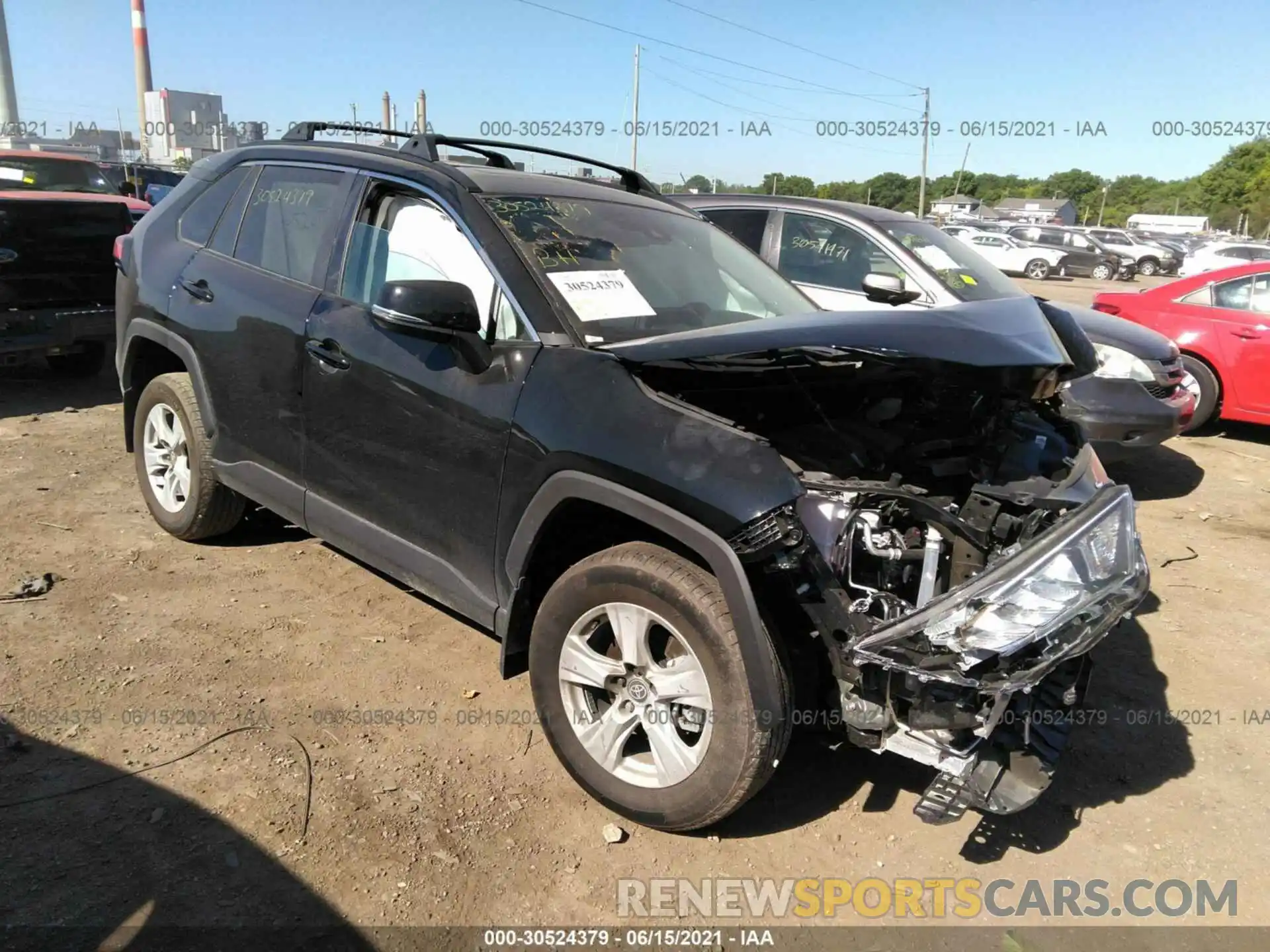 1 Photograph of a damaged car 2T3P1RFV4MC205004 TOYOTA RAV4 2021