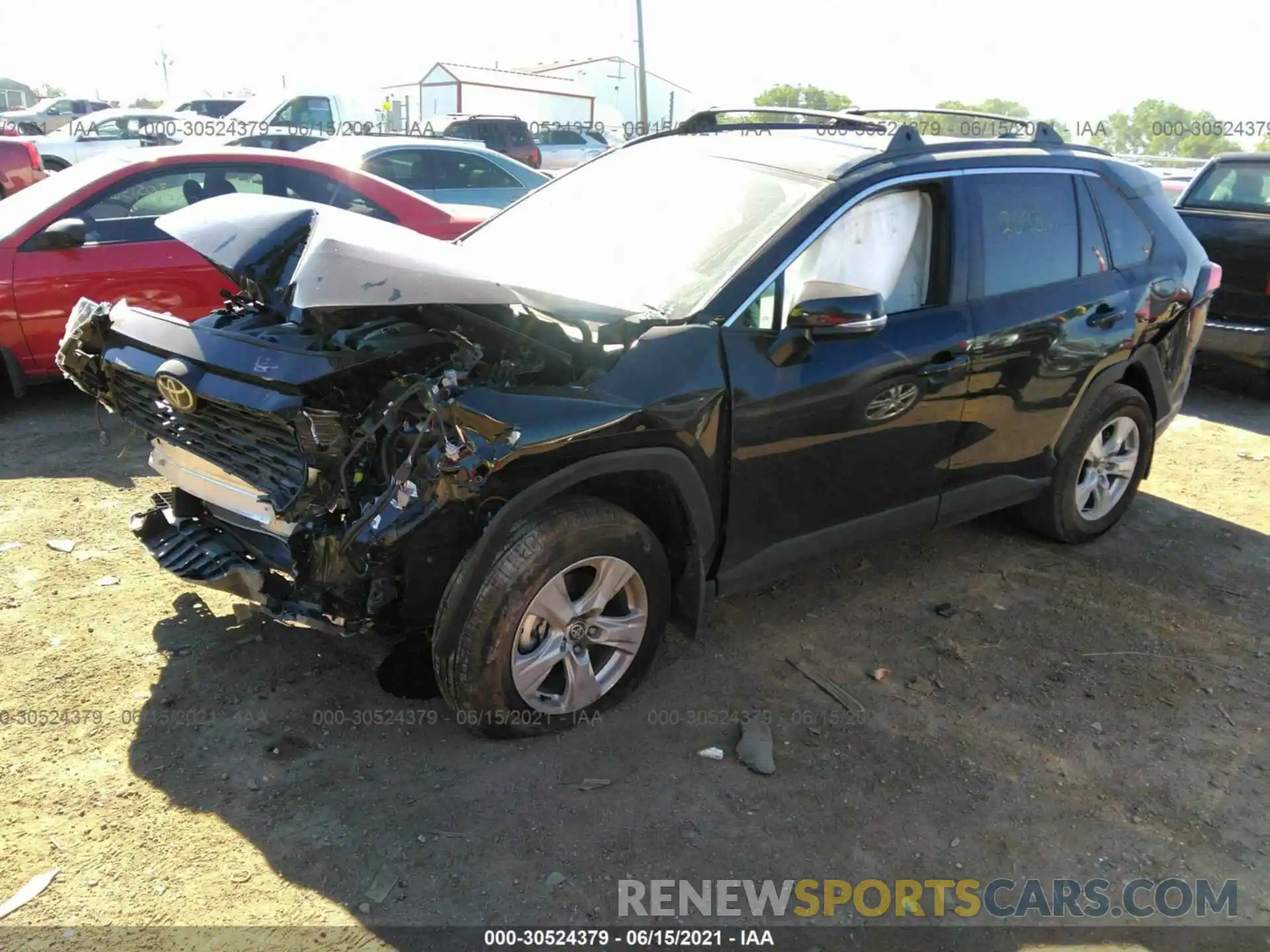 2 Photograph of a damaged car 2T3P1RFV4MC205004 TOYOTA RAV4 2021