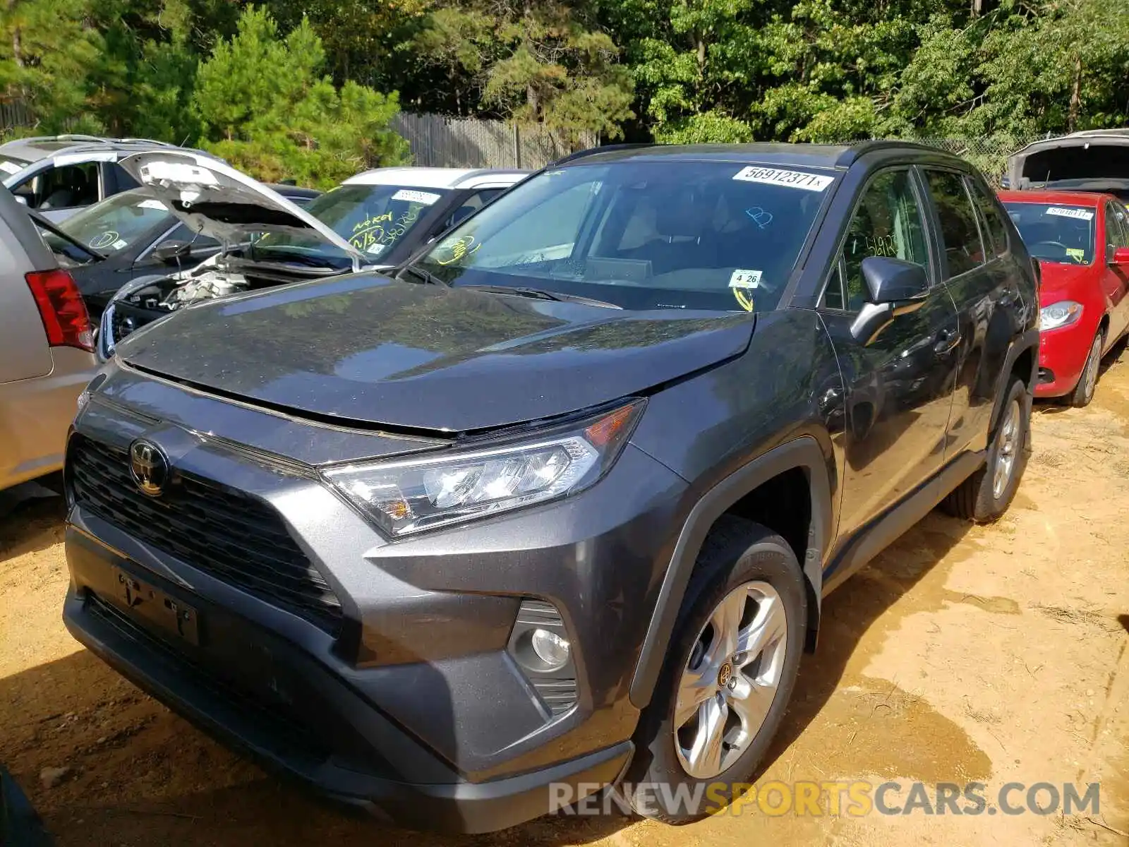 2 Photograph of a damaged car 2T3P1RFV4MC207318 TOYOTA RAV4 2021