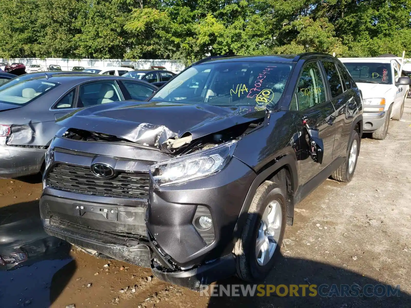 2 Photograph of a damaged car 2T3P1RFV4MC231442 TOYOTA RAV4 2021