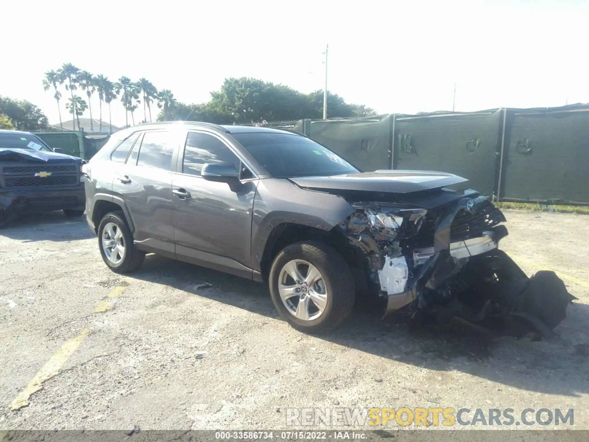 1 Photograph of a damaged car 2T3P1RFV4MC247673 TOYOTA RAV4 2021