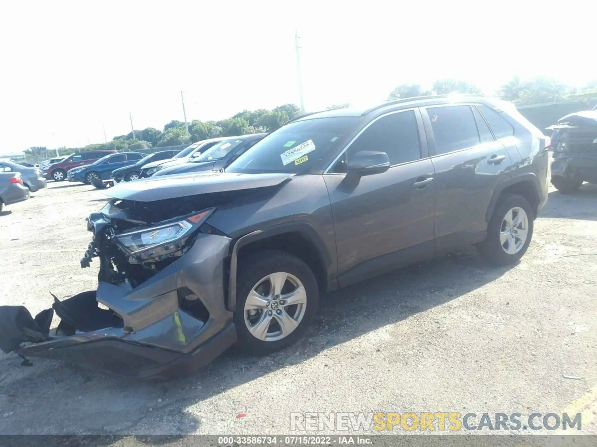 2 Photograph of a damaged car 2T3P1RFV4MC247673 TOYOTA RAV4 2021