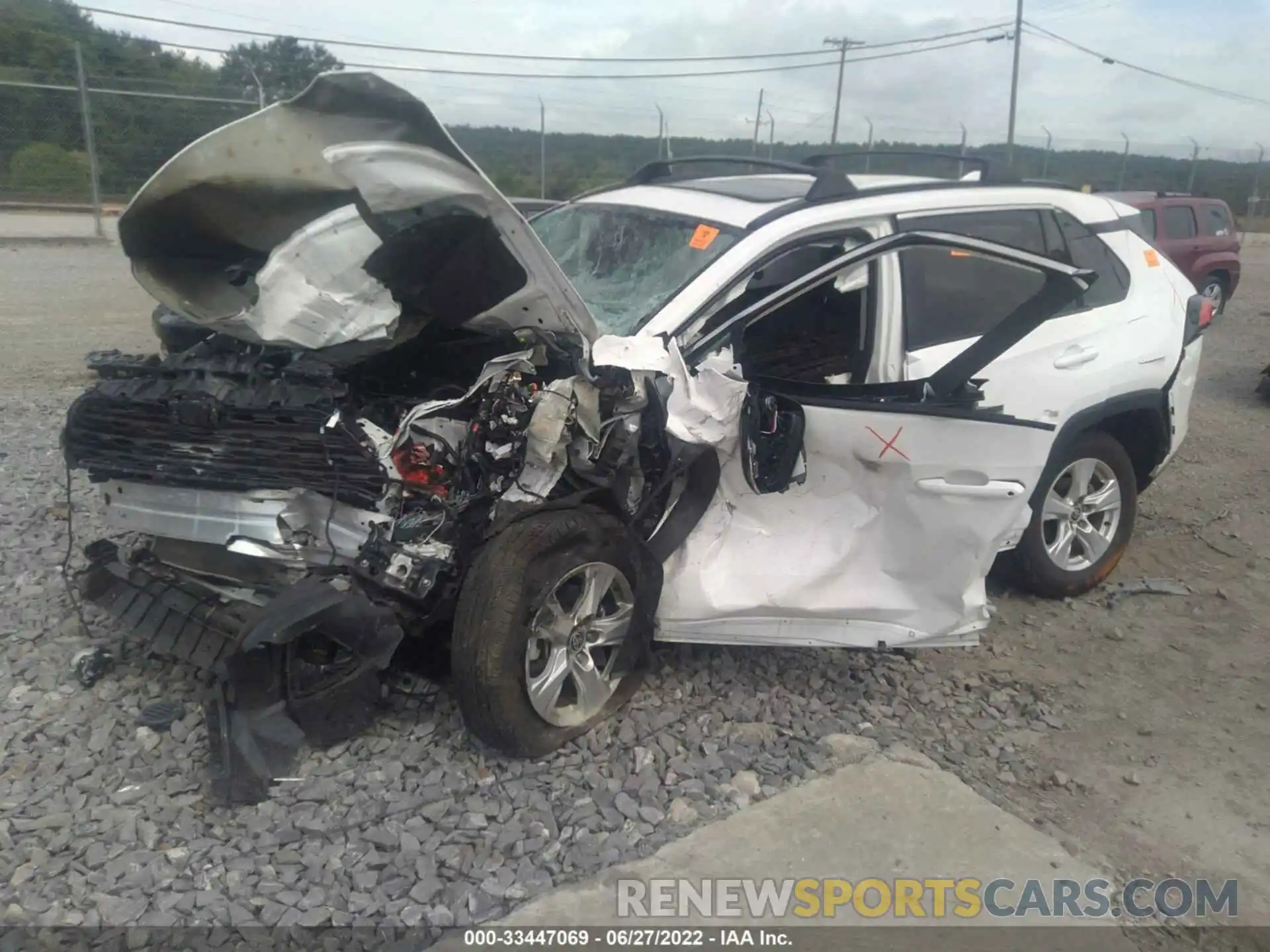 2 Photograph of a damaged car 2T3P1RFV4MC250301 TOYOTA RAV4 2021