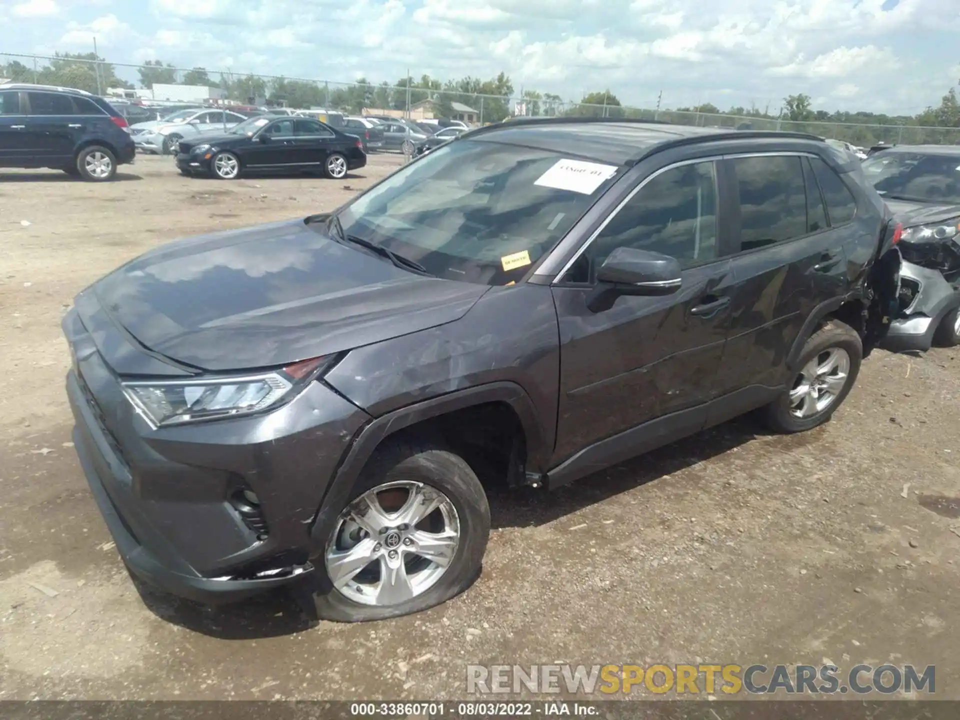 2 Photograph of a damaged car 2T3P1RFV4MC250475 TOYOTA RAV4 2021