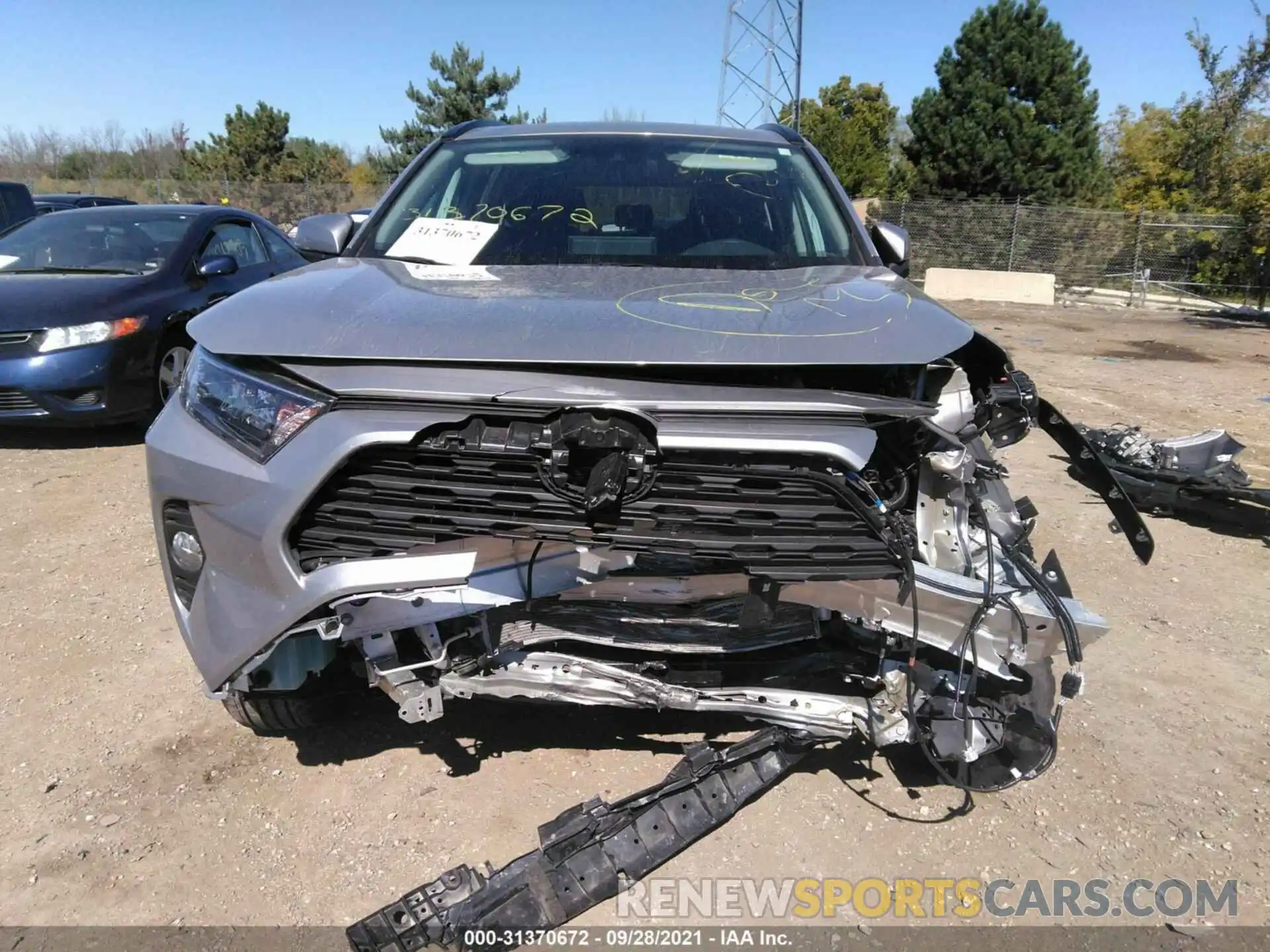 6 Photograph of a damaged car 2T3P1RFV4MW141657 TOYOTA RAV4 2021