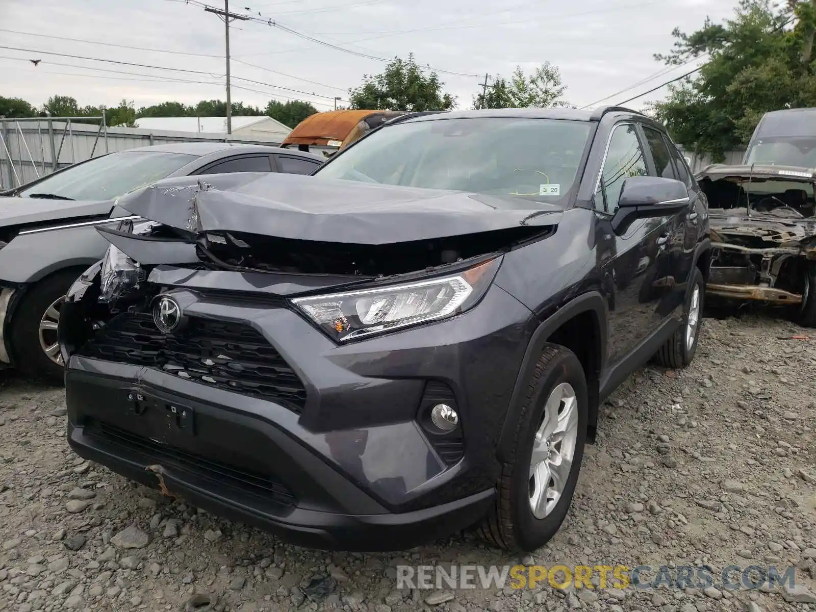 2 Photograph of a damaged car 2T3P1RFV4MW144204 TOYOTA RAV4 2021