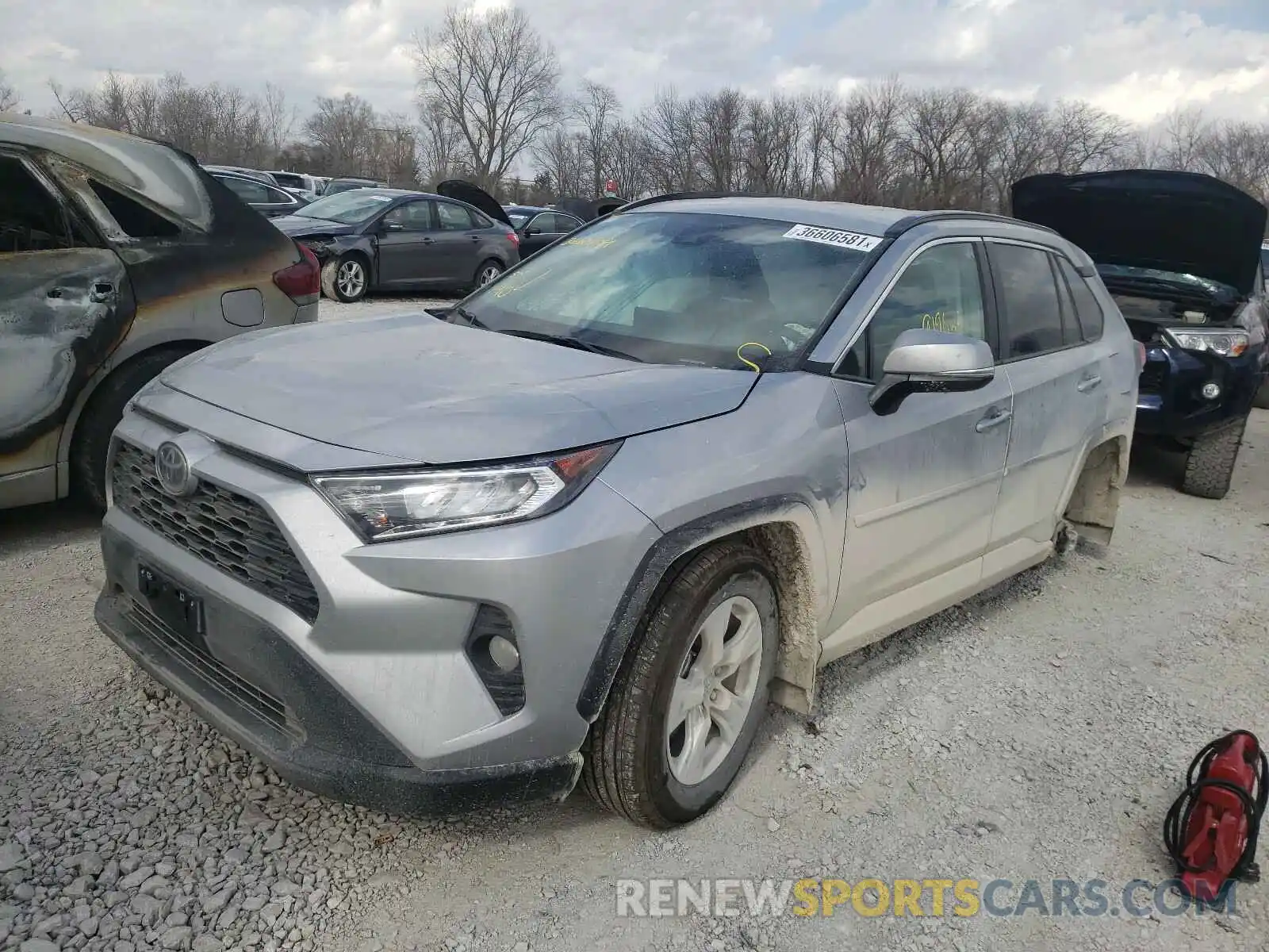 2 Photograph of a damaged car 2T3P1RFV4MW145367 TOYOTA RAV4 2021