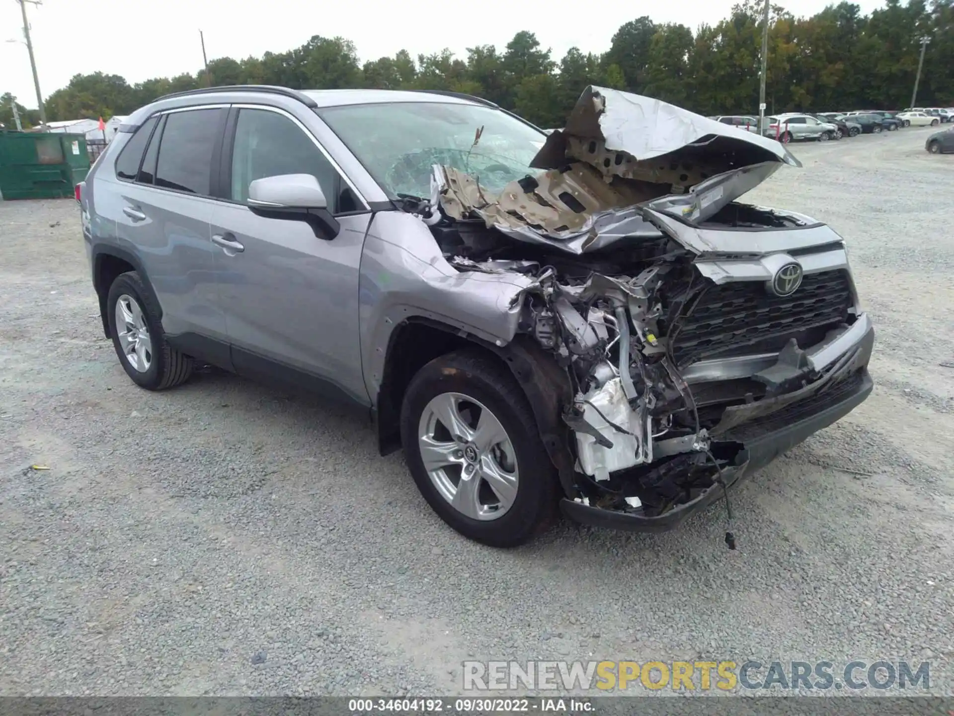 1 Photograph of a damaged car 2T3P1RFV4MW146745 TOYOTA RAV4 2021