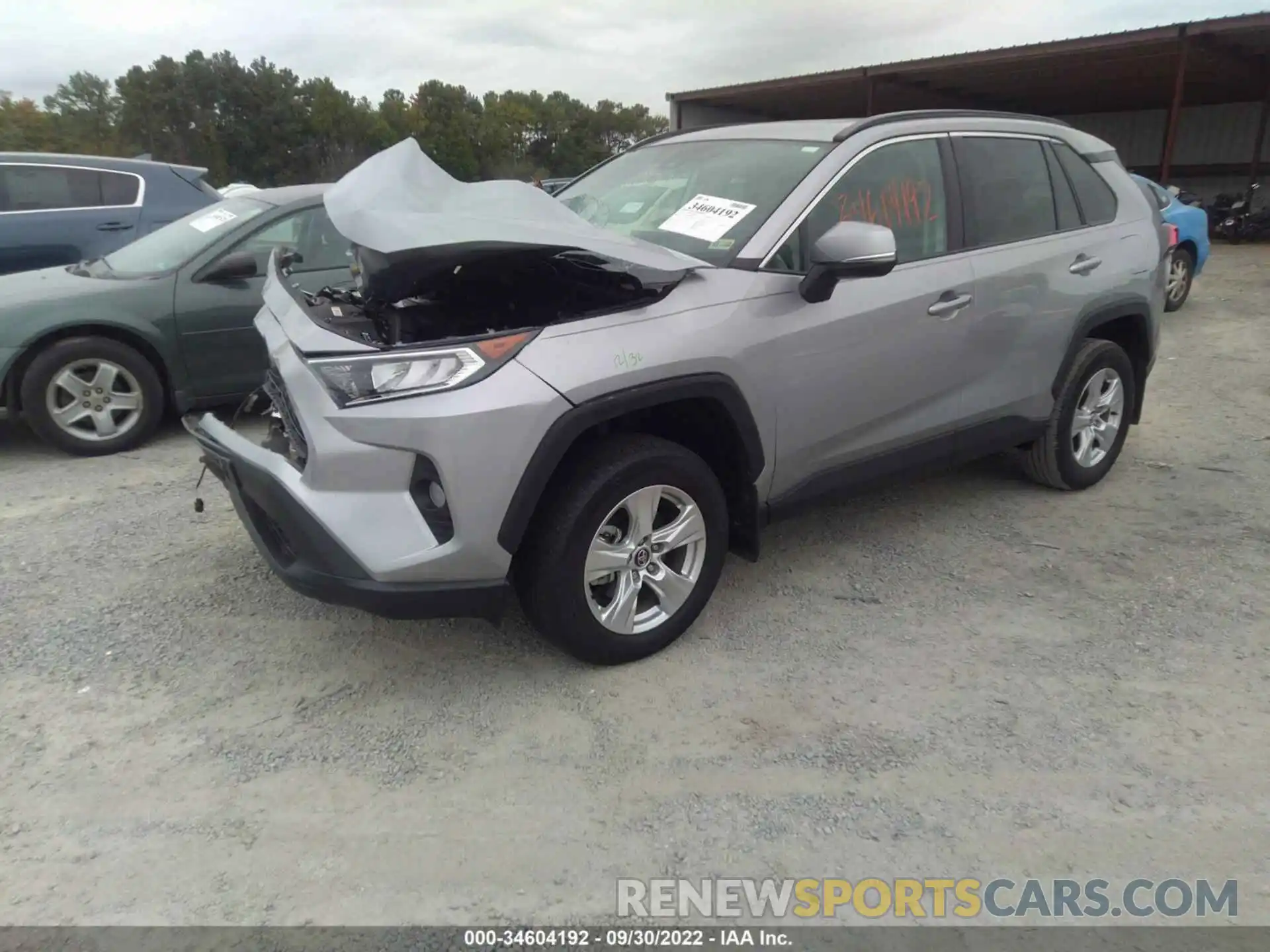 2 Photograph of a damaged car 2T3P1RFV4MW146745 TOYOTA RAV4 2021