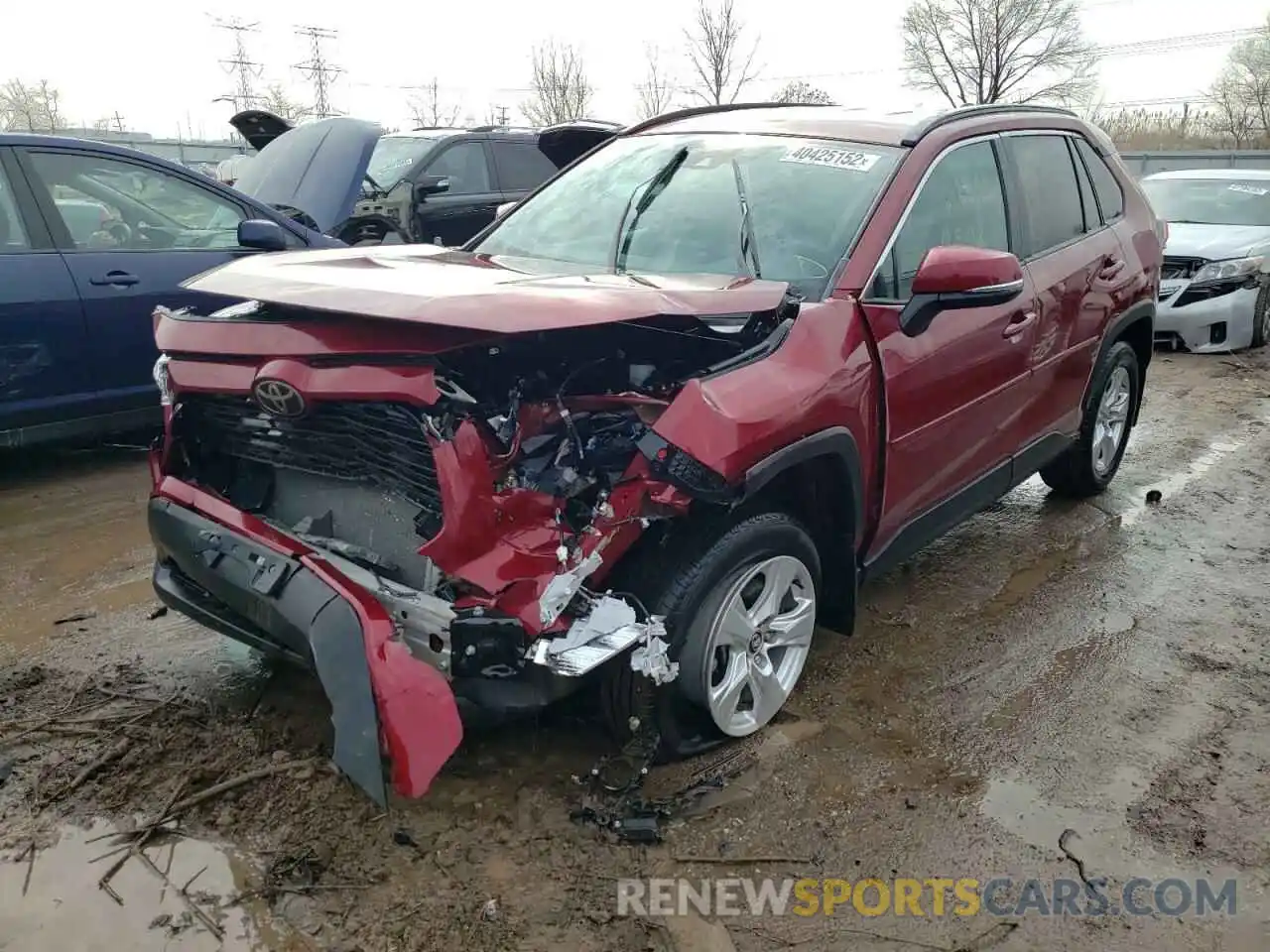 2 Photograph of a damaged car 2T3P1RFV4MW152805 TOYOTA RAV4 2021