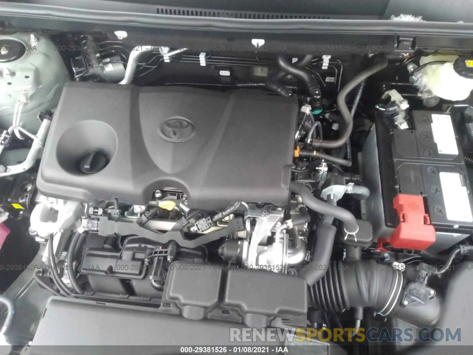 10 Фотография поврежденного автомобиля 2T3P1RFV4MW157776 TOYOTA RAV4 2021