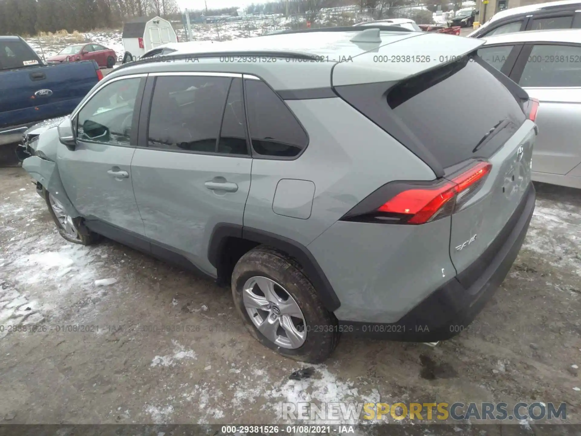 3 Фотография поврежденного автомобиля 2T3P1RFV4MW157776 TOYOTA RAV4 2021